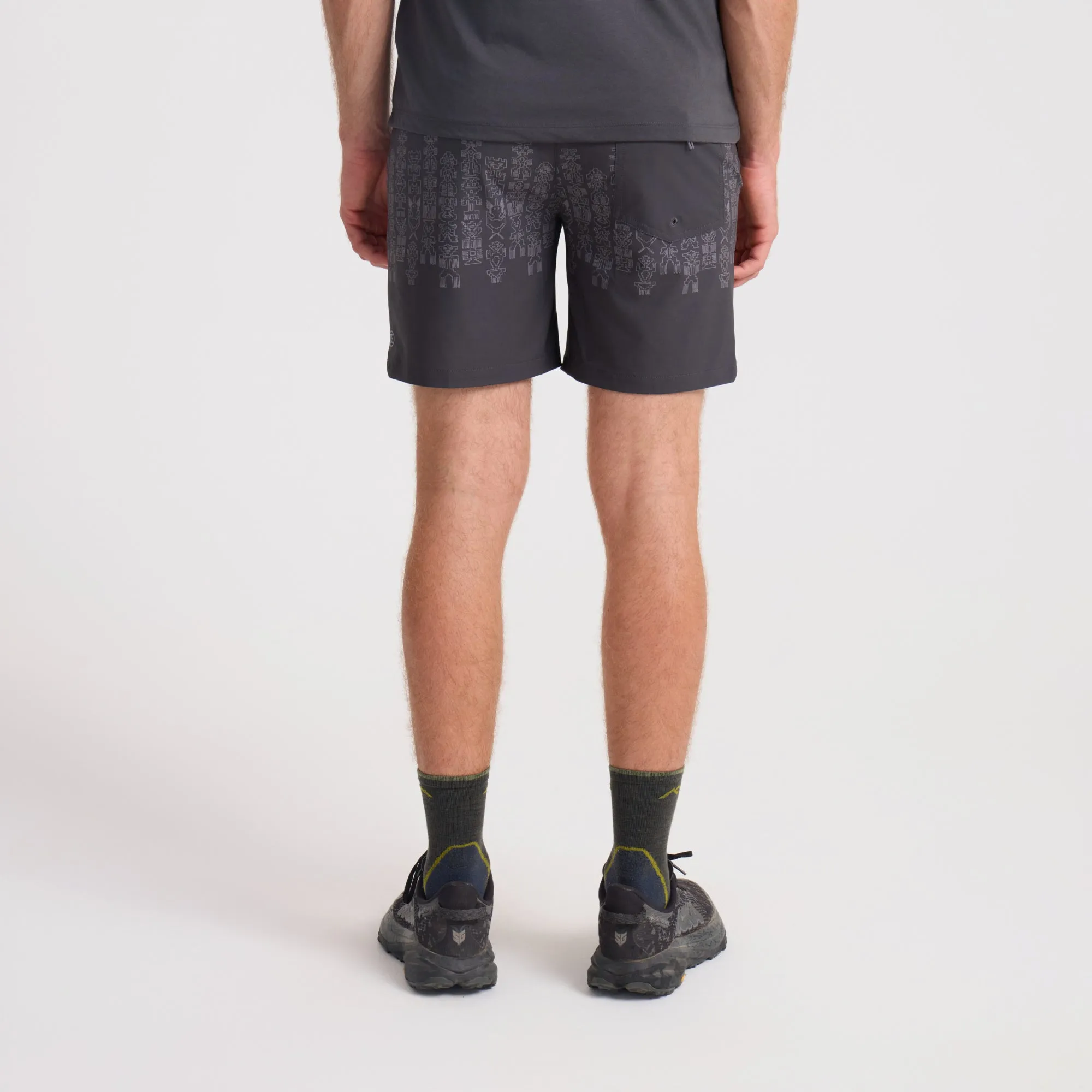 Serrano 7" Active Stretch Shorts - Charcoal sold by Roark product image thumbnail 4
