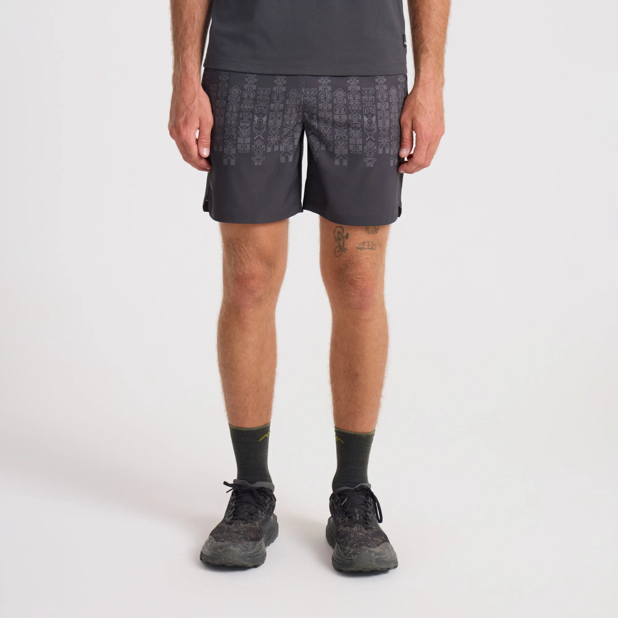 Serrano 7" Active Stretch Shorts - Charcoal sold by Roark product image thumbnail 2