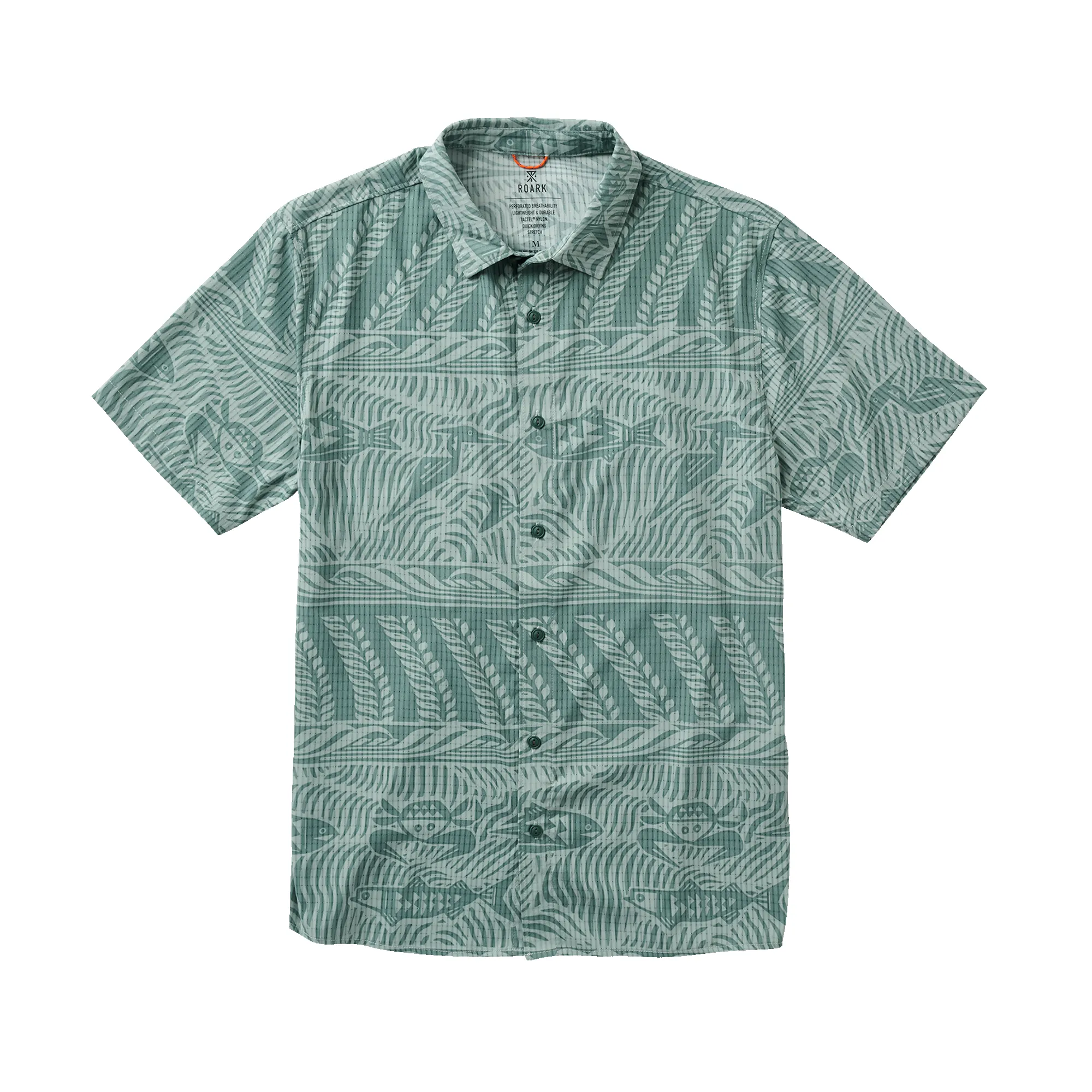 Bless Up Breathable Stretch Shirt - Slate Green sold by Roark