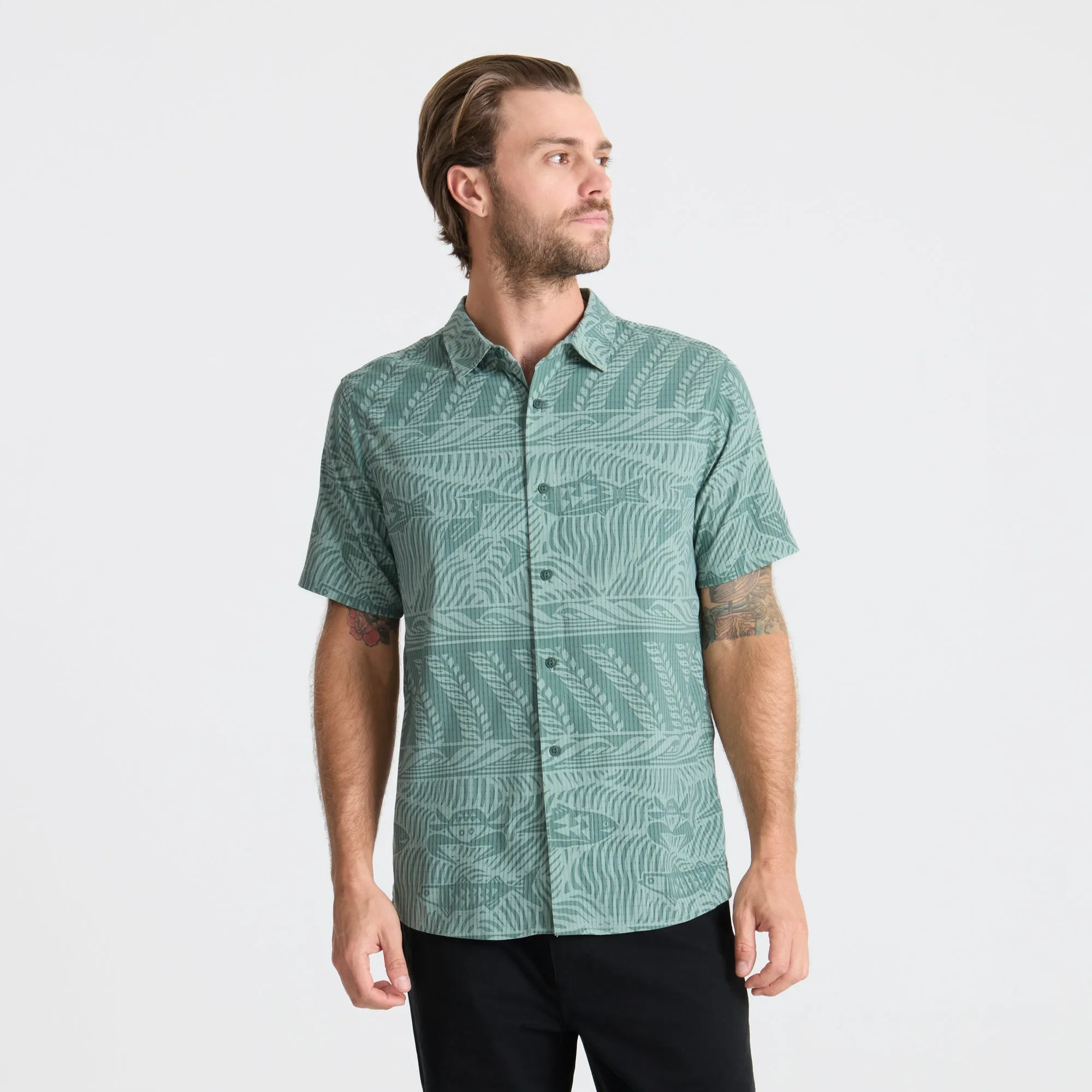 Bless Up Breathable Stretch Shirt - Slate Green sold by Roark product image thumbnail 2
