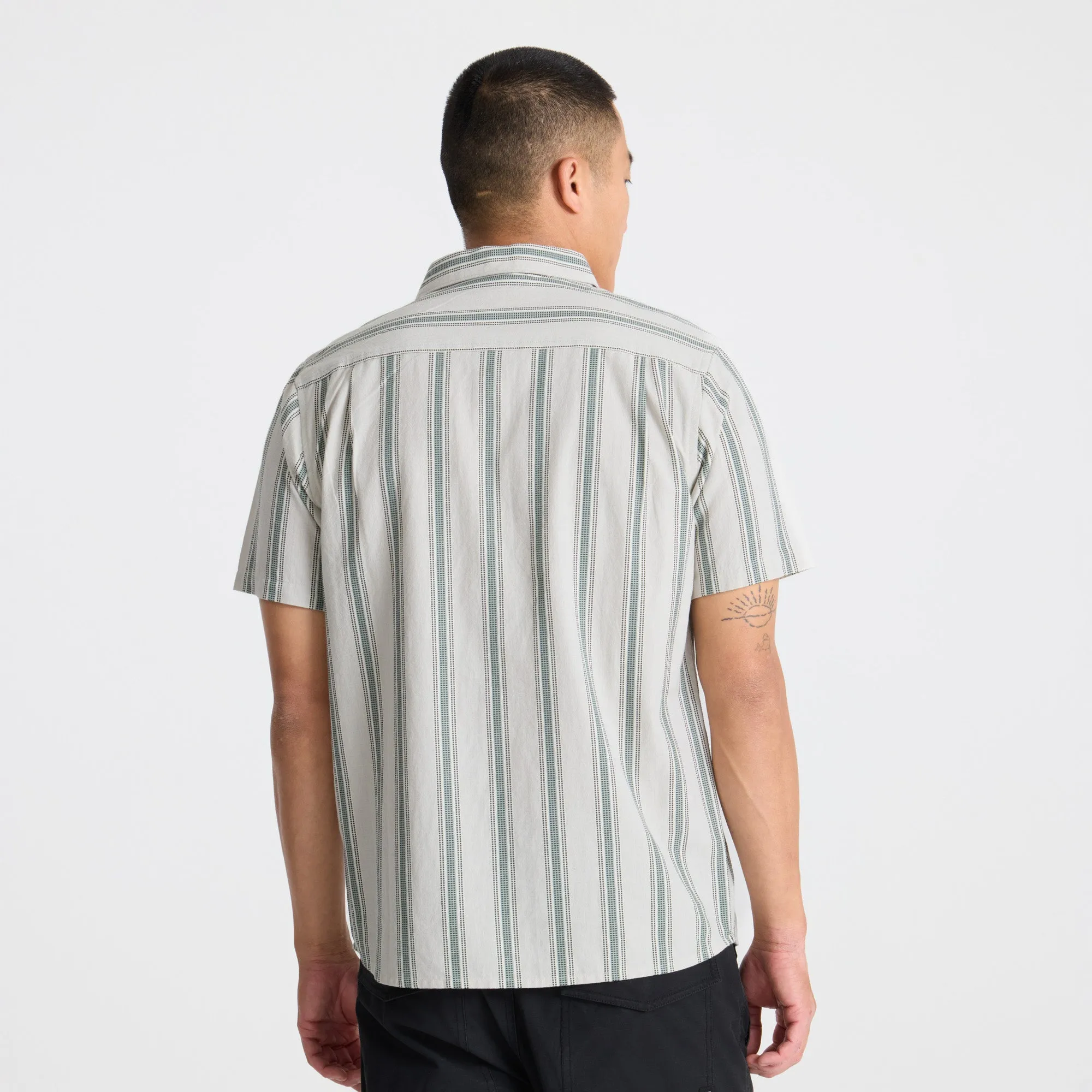 Journey Short Sleeve Button Up Shirt - Dusty Green sold by Roark product image thumbnail 5