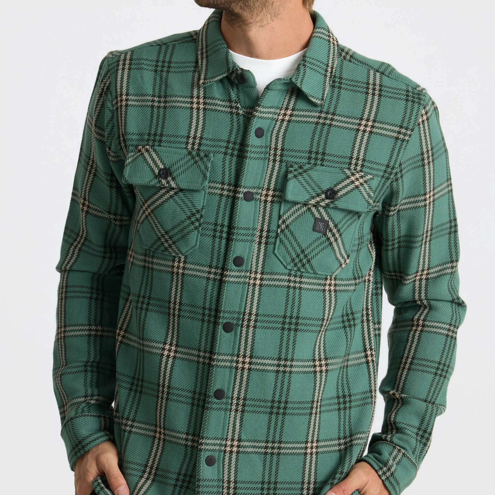 Nordsman Cotton Flannel - Slate Green sold by Roark product image thumbnail 5