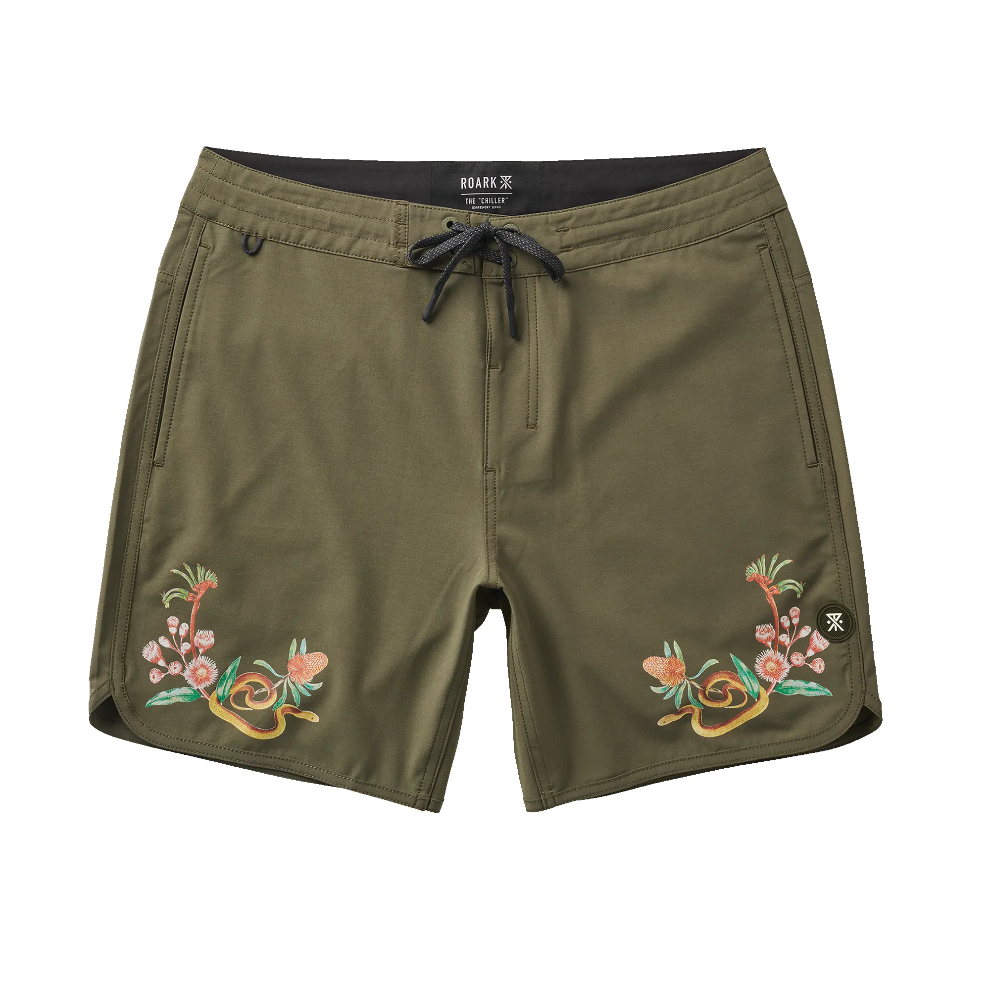 Chiller Boardshorts - Military sold by Roark