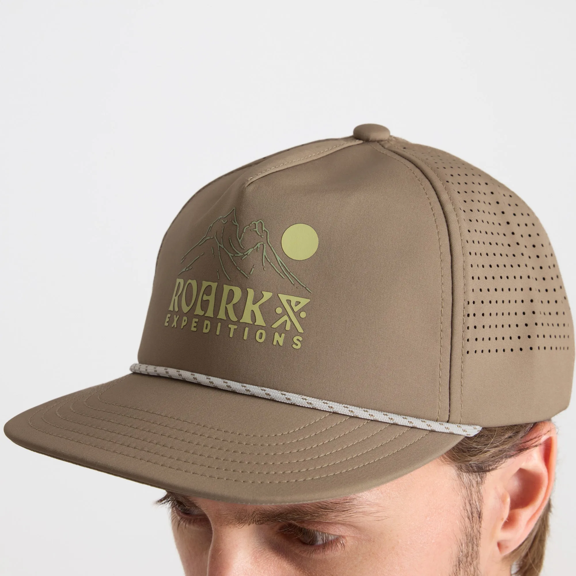 Hytide Snapback Hat - Khaki sold by Roark product image thumbnail 4