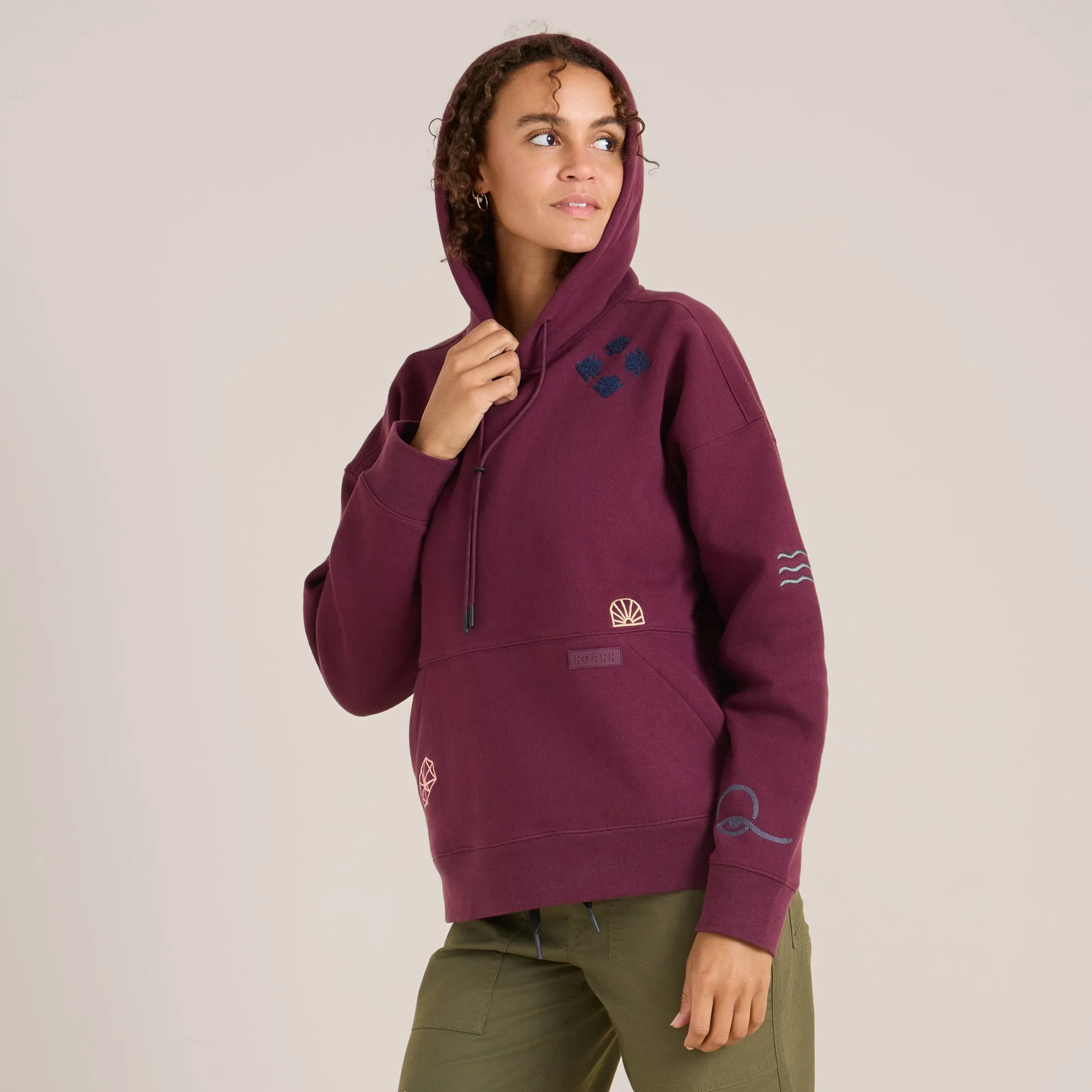 Hiker Hoodie - Blackberry sold by Roark product image thumbnail 4