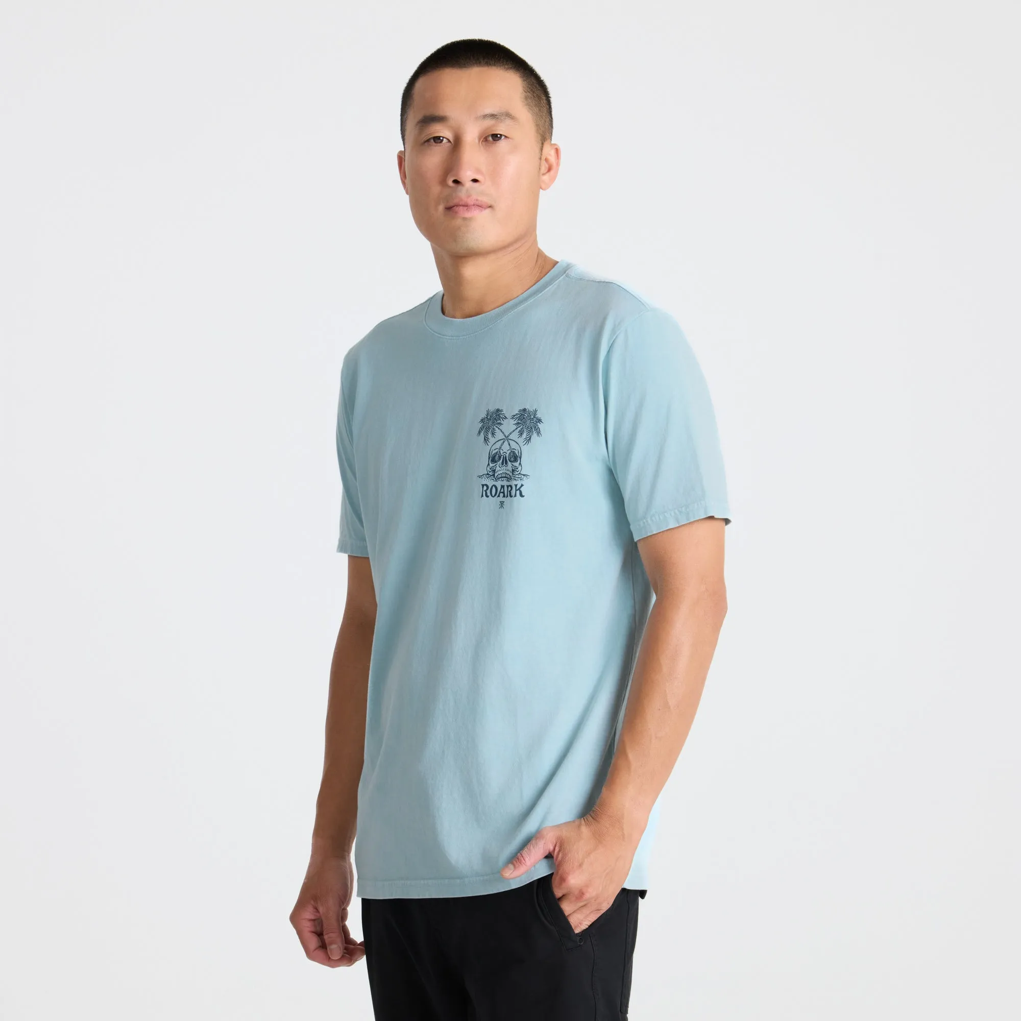 Permanent Vacation Premium Tee - Dusty Blue sold by Roark product image thumbnail 4