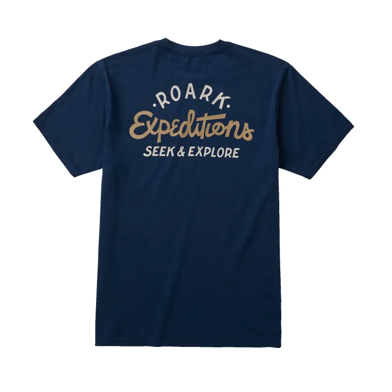 Sign Writer Premium Tee - Navy made by Roark