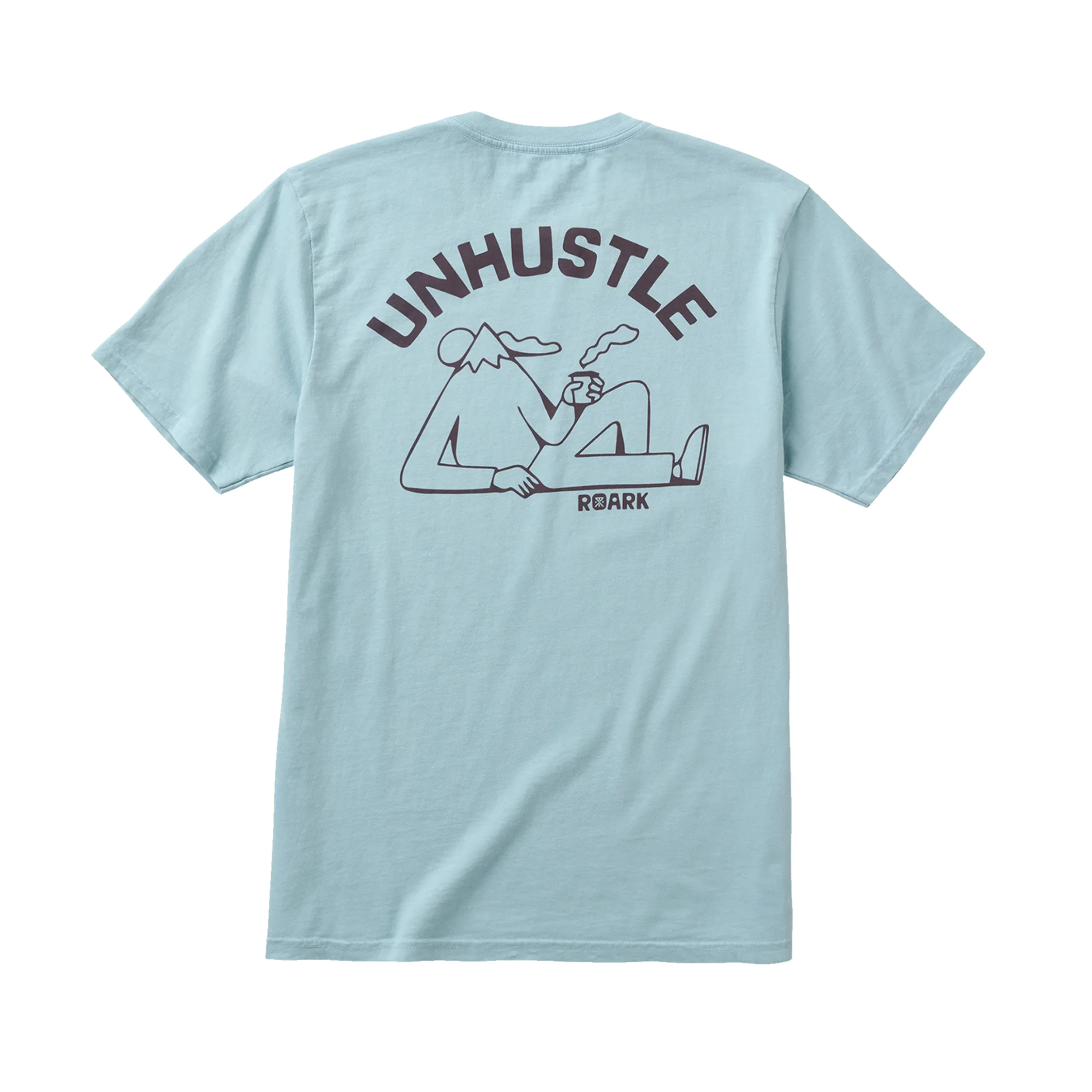 Unhustle Premium Tee - Dusty Blue sold by Roark
