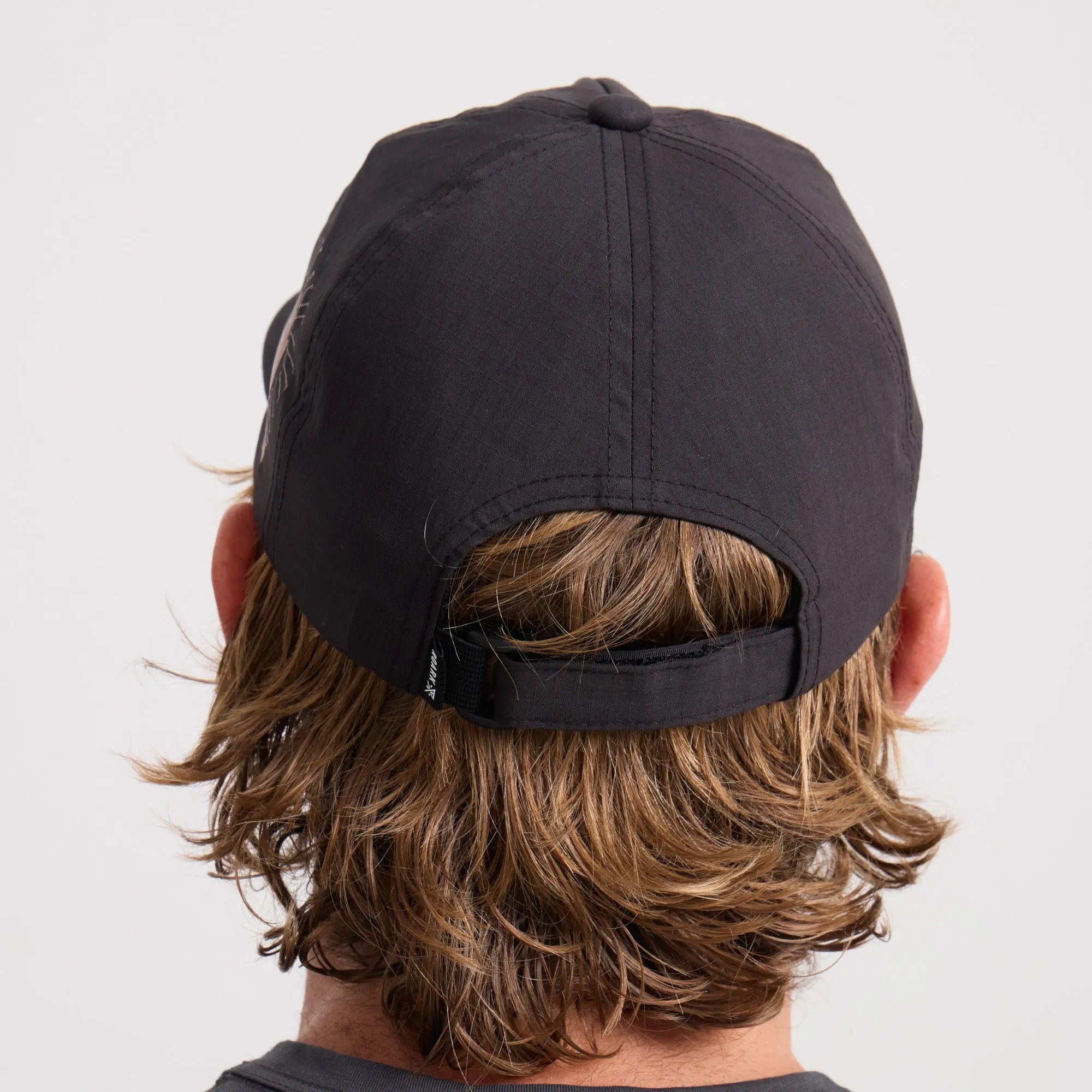 Mathis 5 Panel Snapback Hat - Black sold by Roark product image thumbnail 5