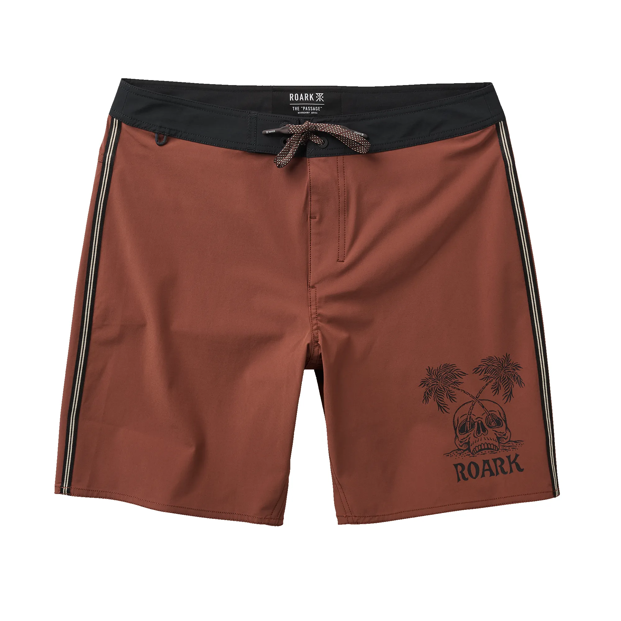Passage 18.5" Boardshorts - Red Clay sold by Roark