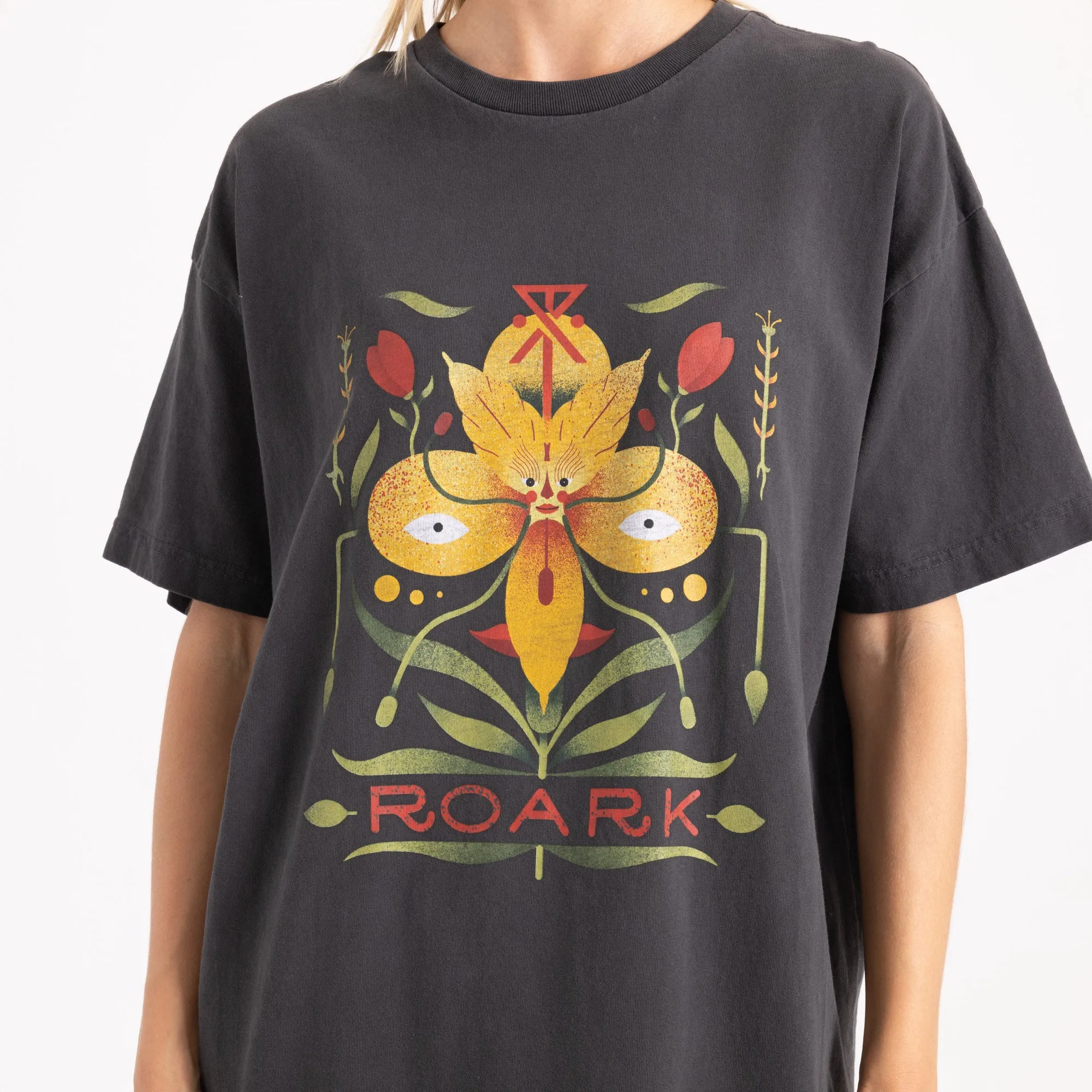 Tomas Wildflower Oversized Premium Tee - Black sold by Roark product image thumbnail 5