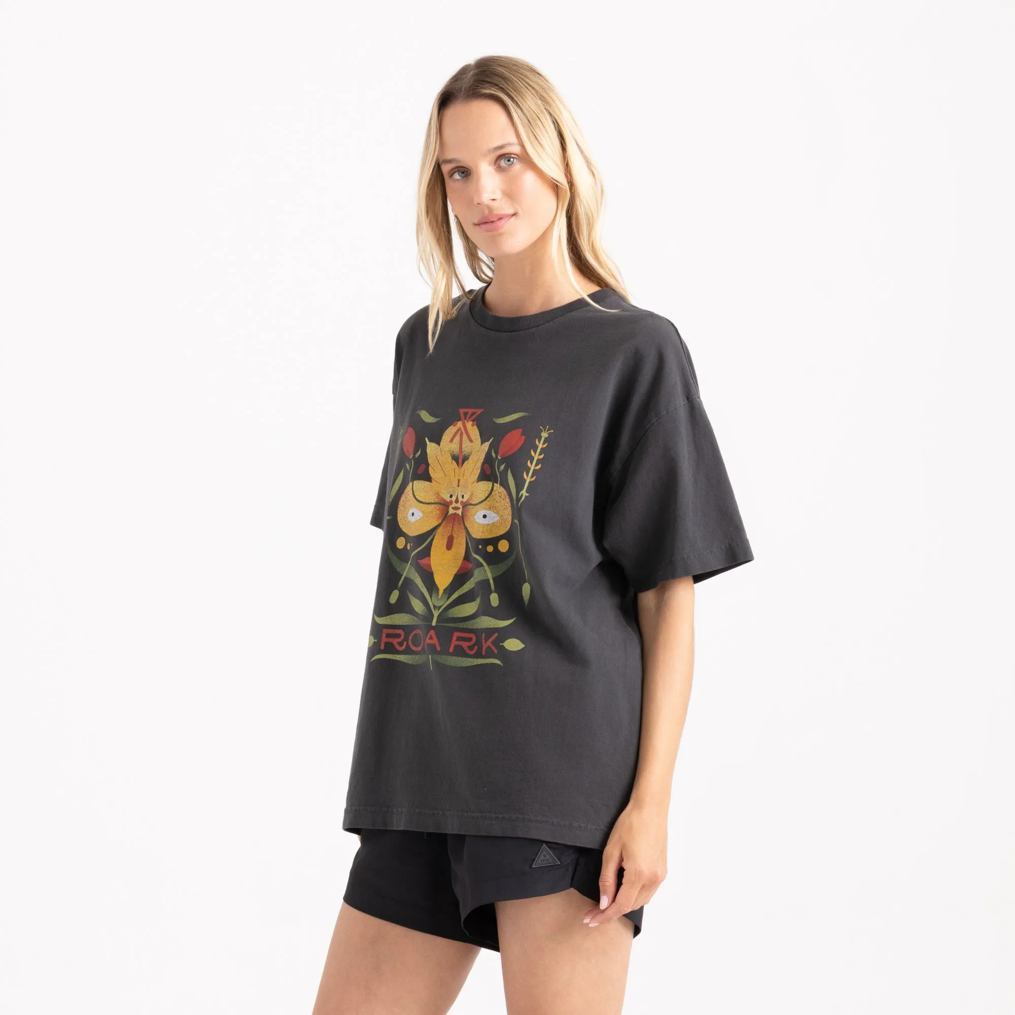 Tomas Wildflower Oversized Premium Tee - Black sold by Roark product image thumbnail 3