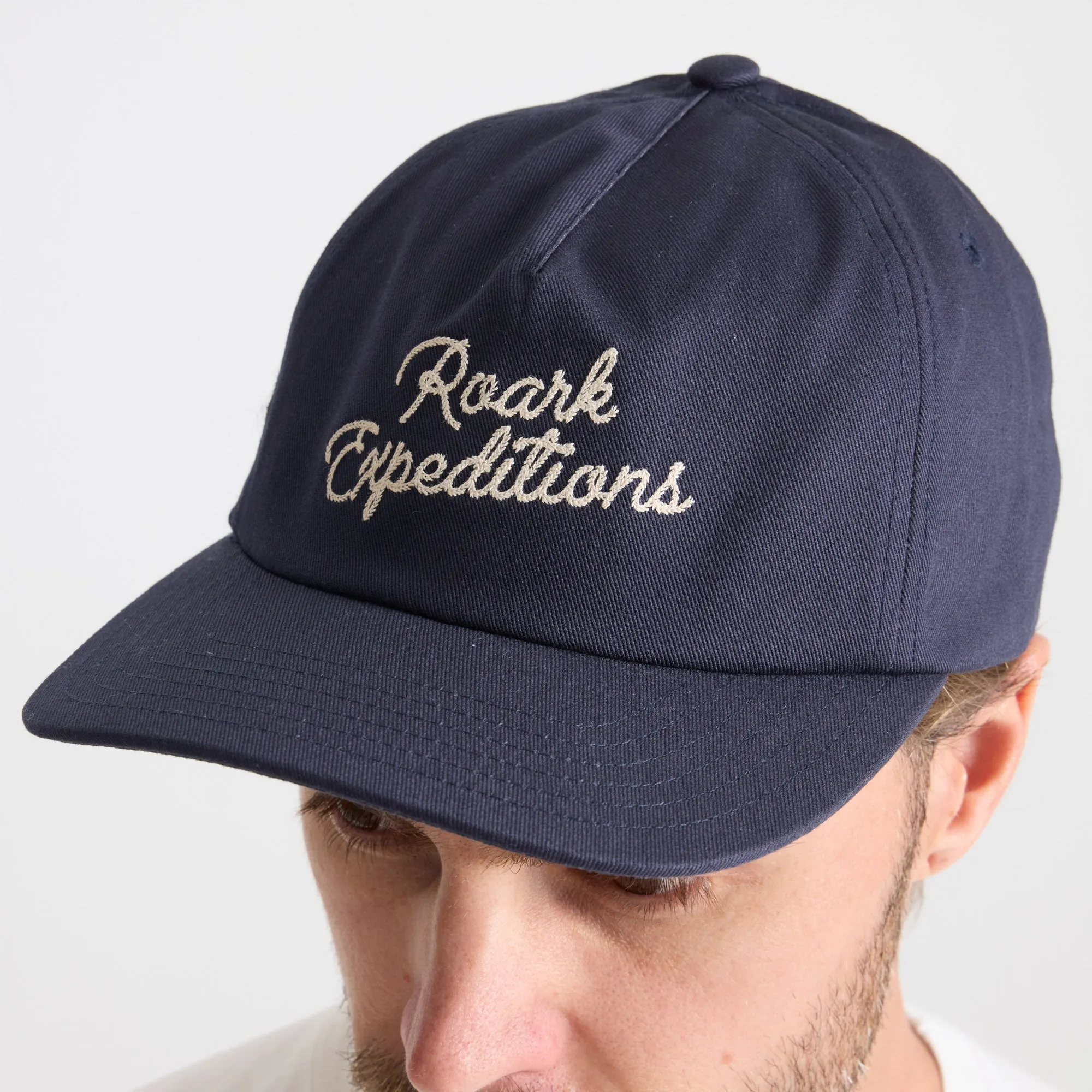 Venture Snapback Hat - Navy sold by Roark product image thumbnail 4