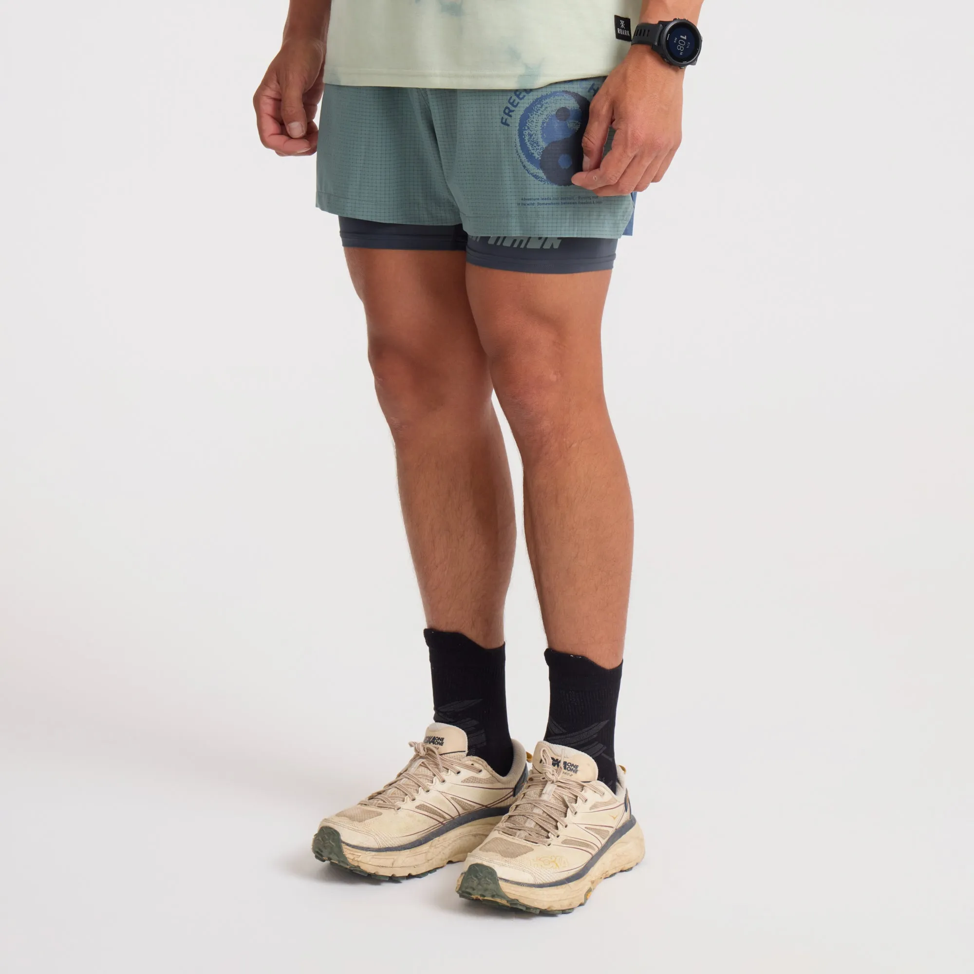 Bommer 3.5" Shorts - Slate Green sold by Roark product image thumbnail 3