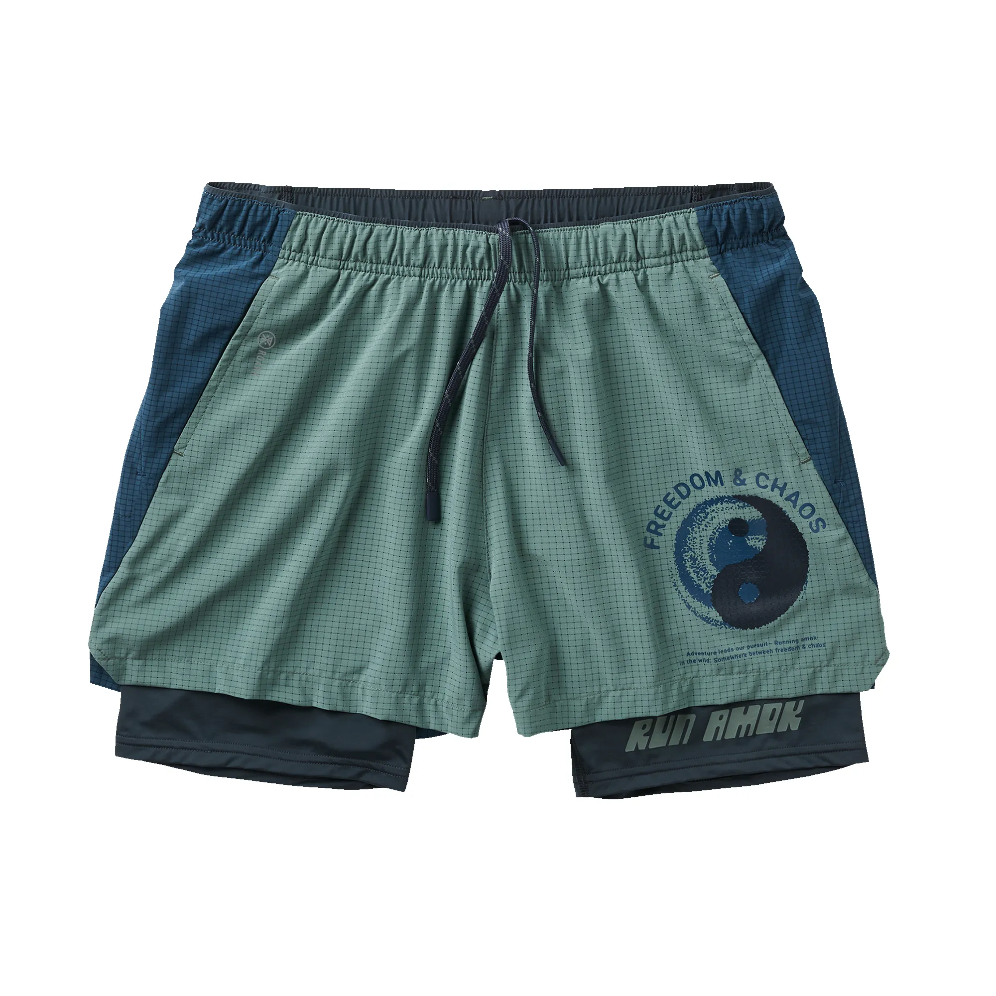 Bommer 3.5" Shorts - Slate Green sold by Roark