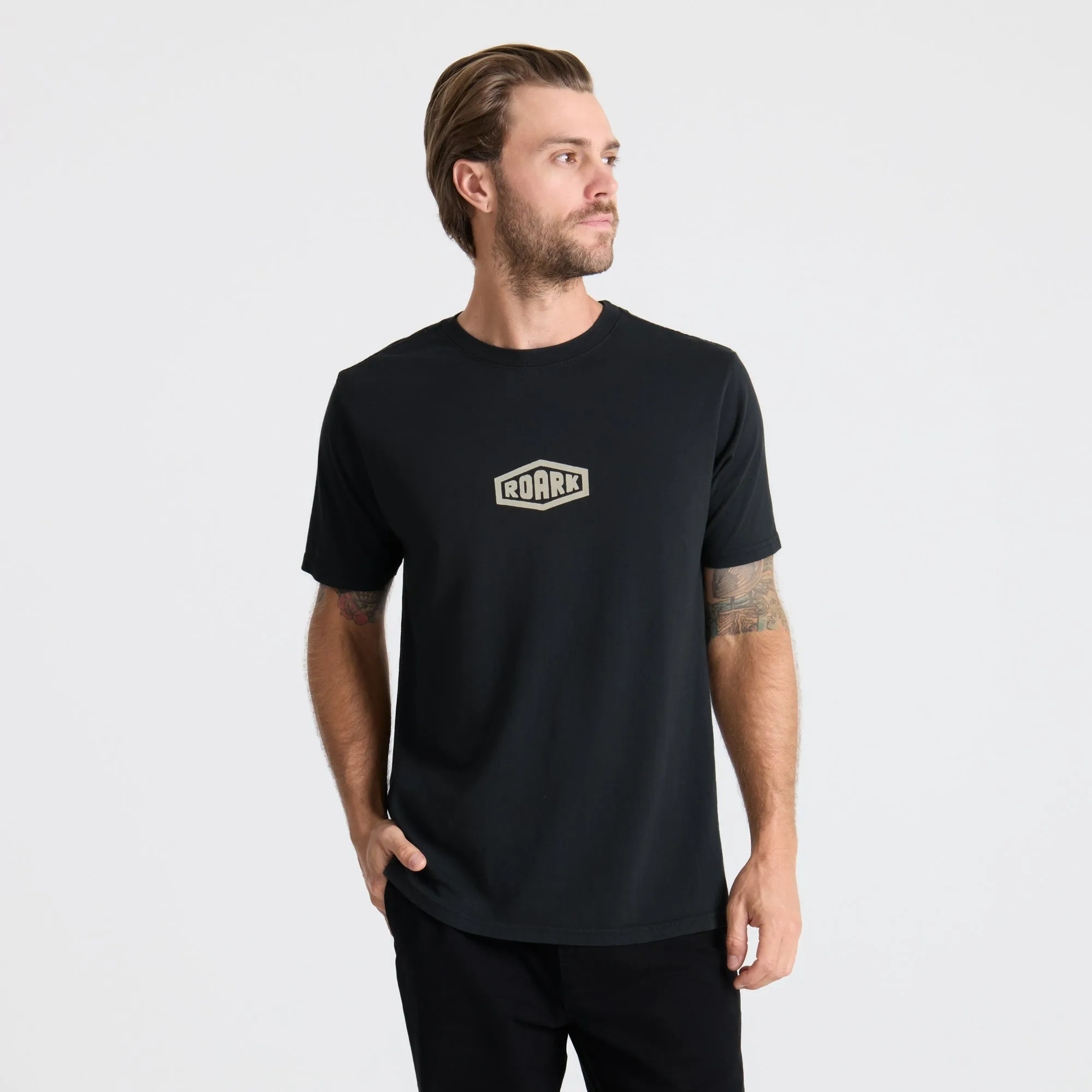 Badge Of Honor Premium Tee - Black sold by Roark product image thumbnail 2