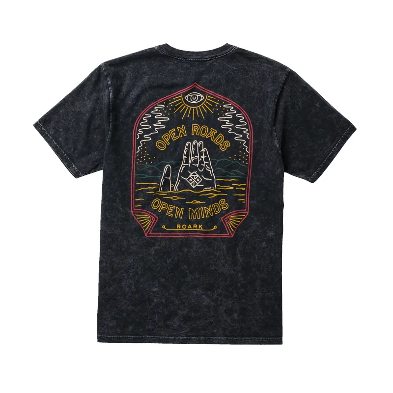 Open Roads Open Minds Premium Tee - Black sold by Roark
