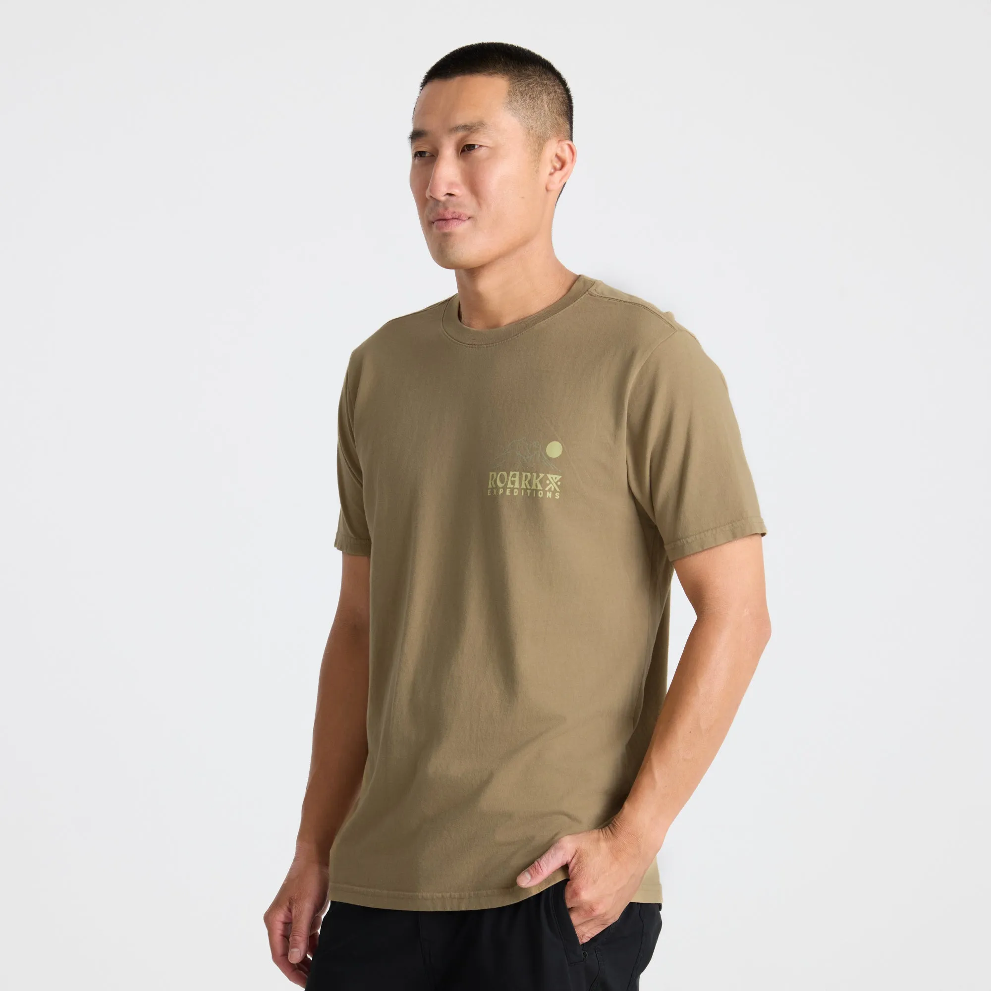 Forever Roaming Premium Tee - Khaki sold by Roark product image thumbnail 4