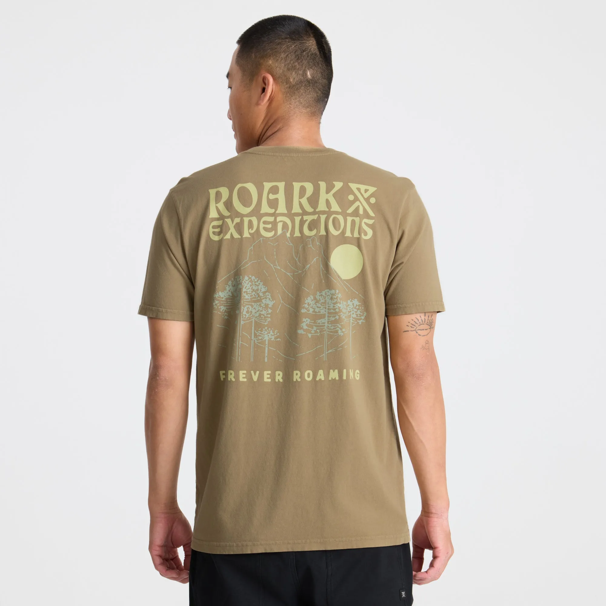 Forever Roaming Premium Tee - Khaki sold by Roark product image thumbnail 5