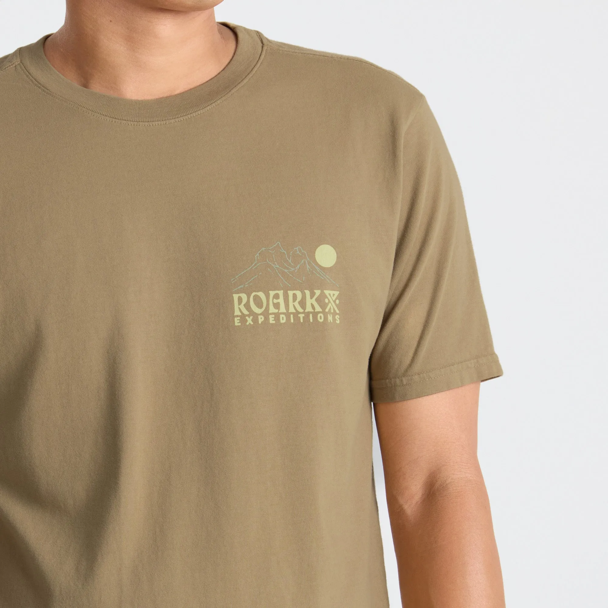 Forever Roaming Premium Tee - Khaki sold by Roark product image thumbnail 3
