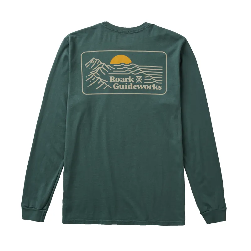 Earth & Sea Premium Long Sleeve Tee - Slate Green sold by Roark