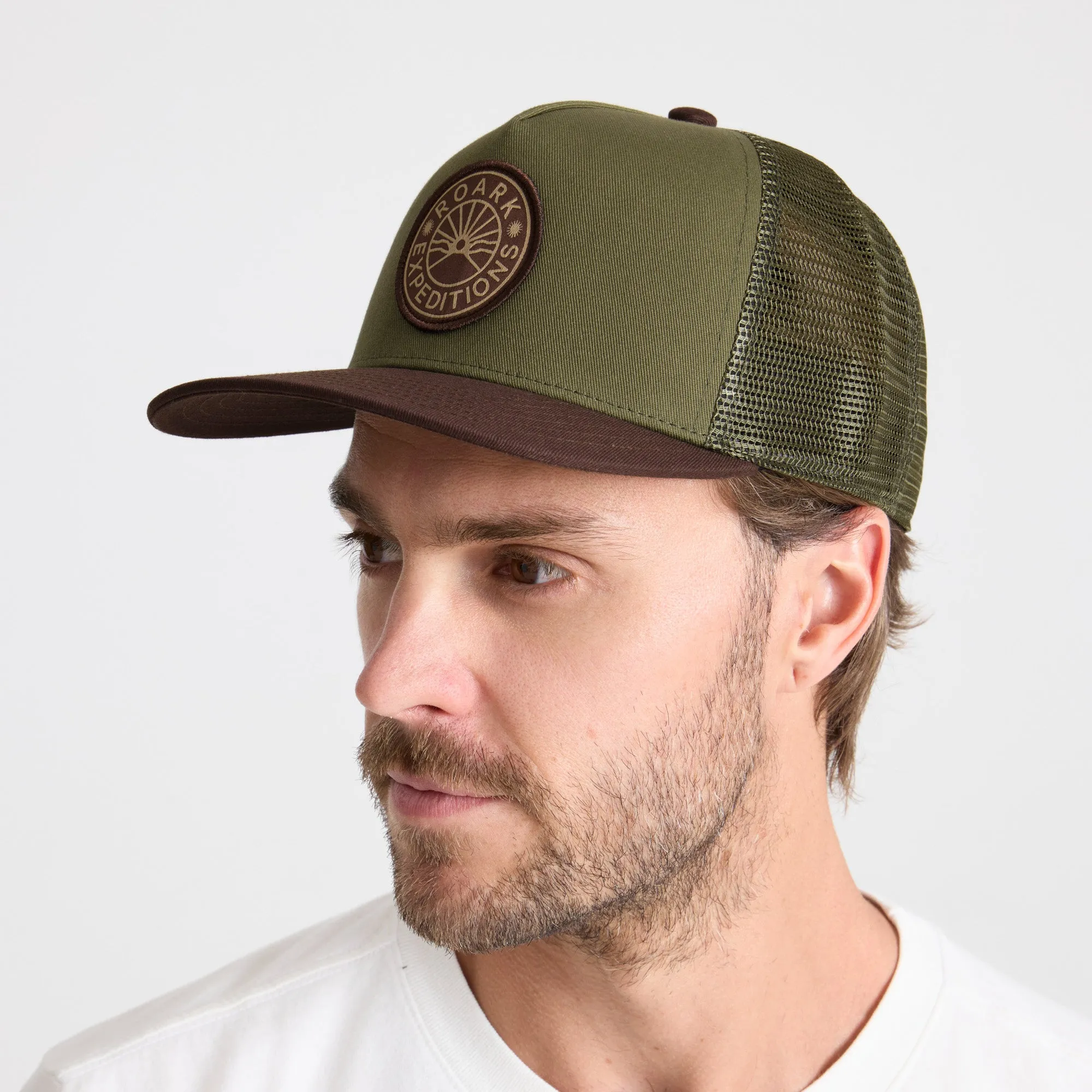 Station Trucker Snapback Hat - Dark Military sold by Roark product image thumbnail 3