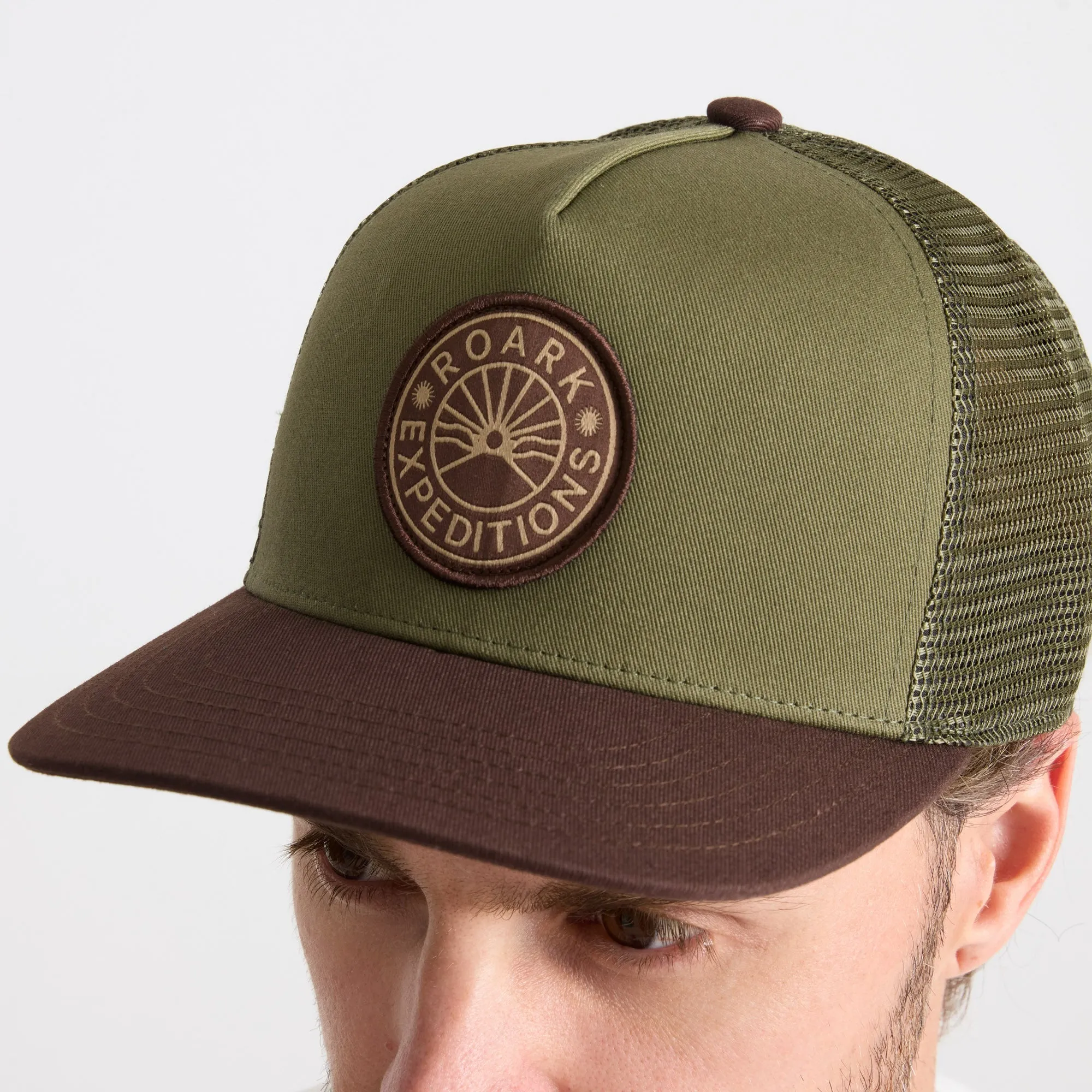 Station Trucker Snapback Hat - Dark Military sold by Roark product image thumbnail 4
