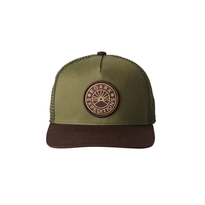 Station Trucker Snapback Hat - Dark Military sold by Roark