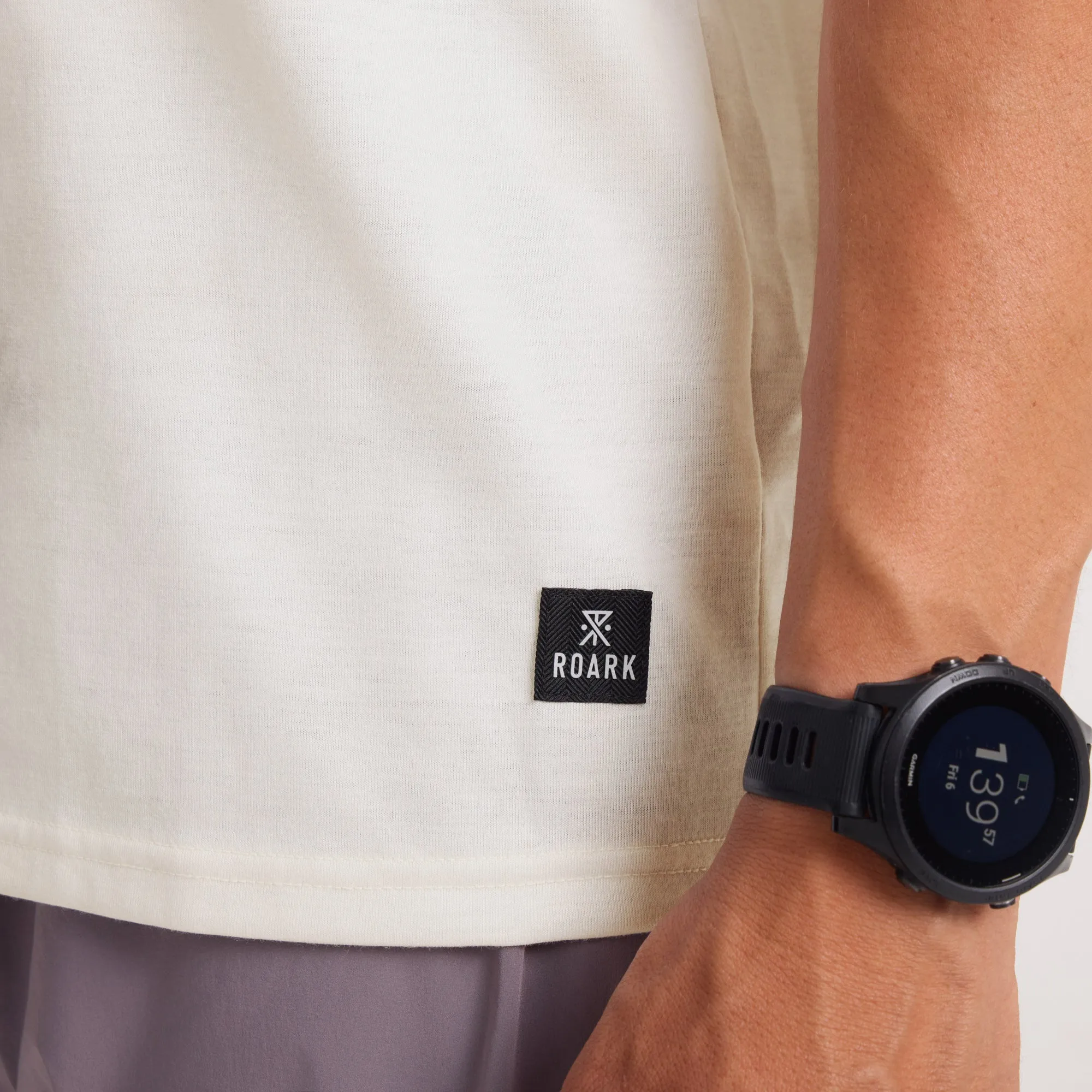 Mathis Active Tie Dye Pocket Short Sleeve Tee - Unbleached Tie Dye sold by Roark product image thumbnail 5