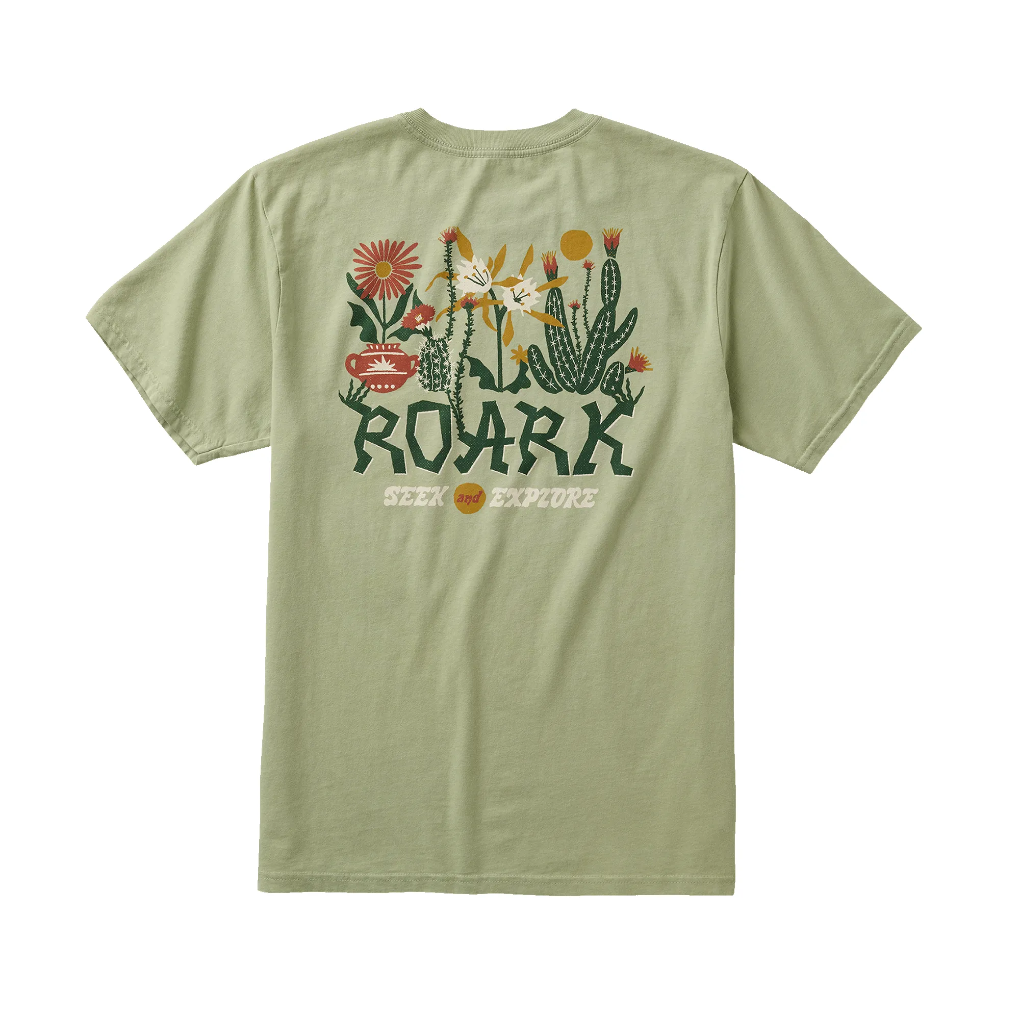 Cactus Garden Premium Tee - Seafoam sold by Roark