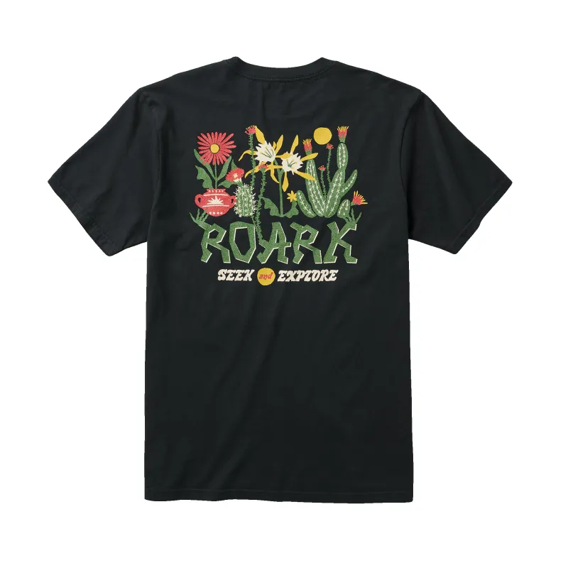 Cactus Garden Premium Tee - Black sold by Roark