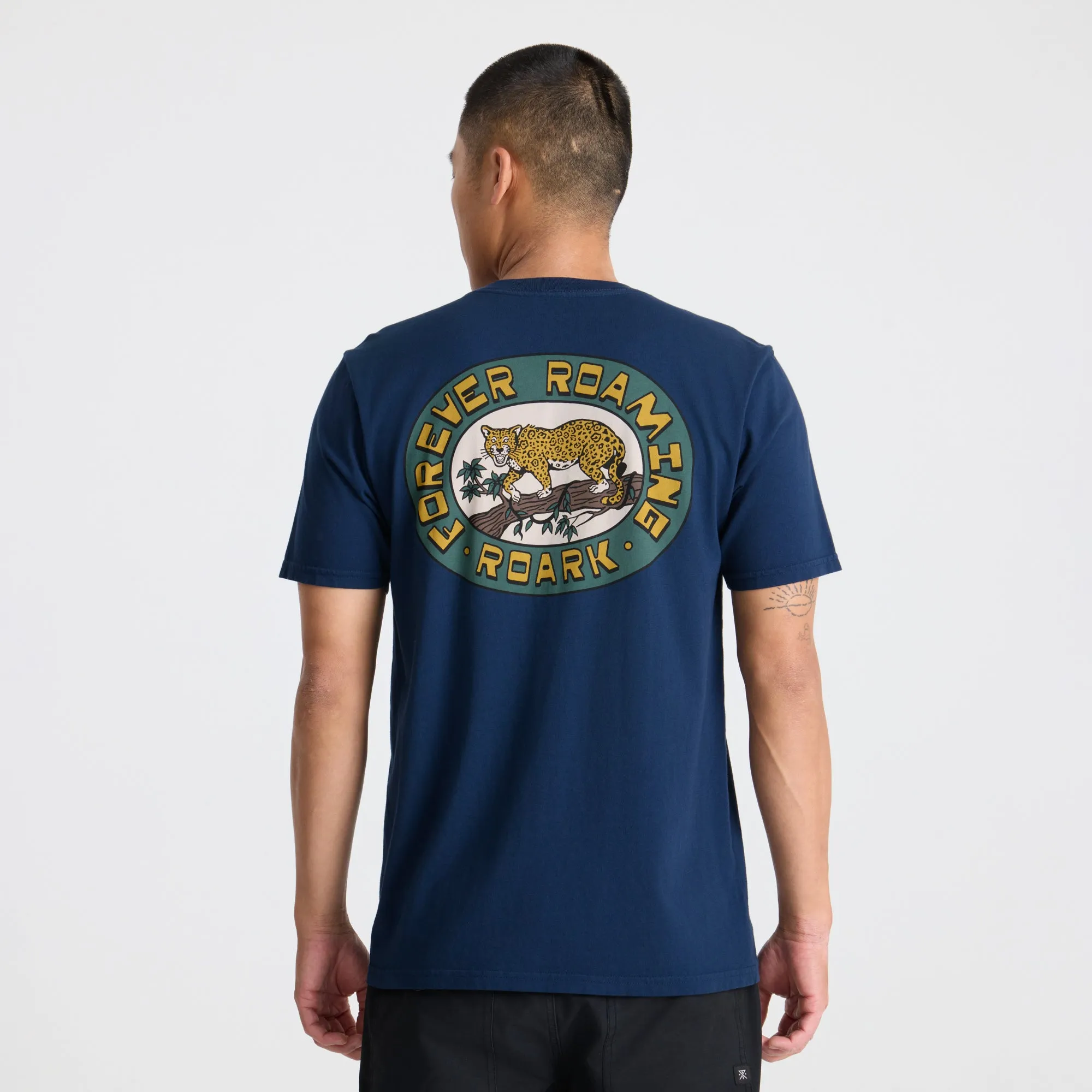 Jaguar Premium Tee - Navy sold by Roark product image thumbnail 5
