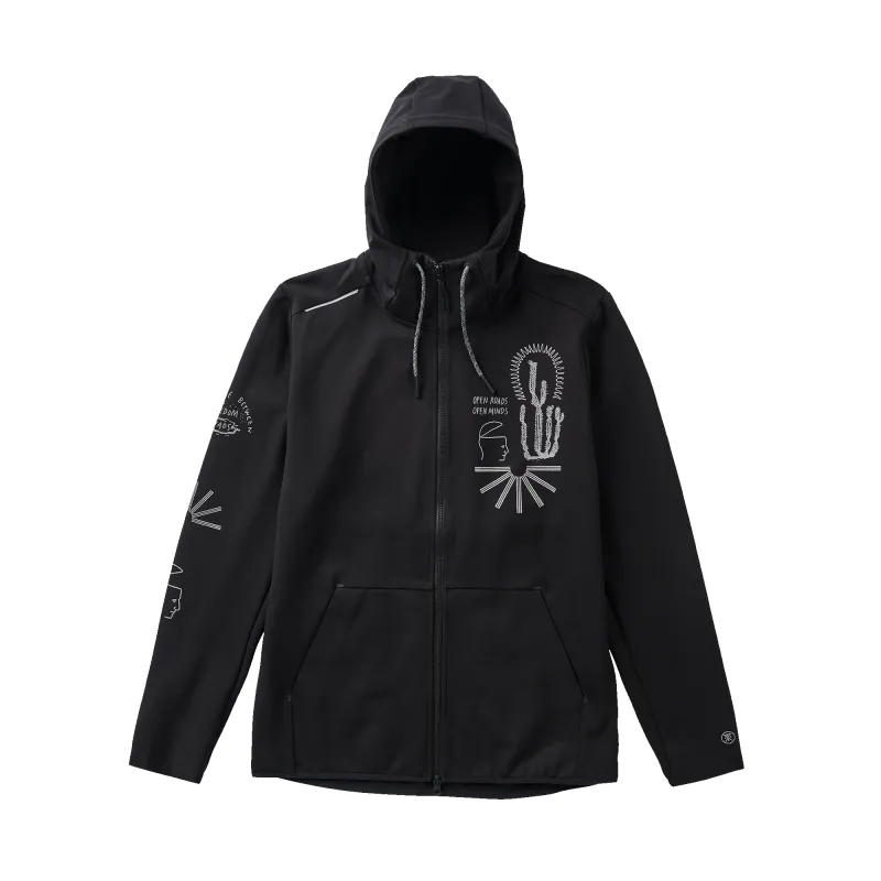 El Morro Zip Fleece 2.0 Hoodie - Black made by Roark