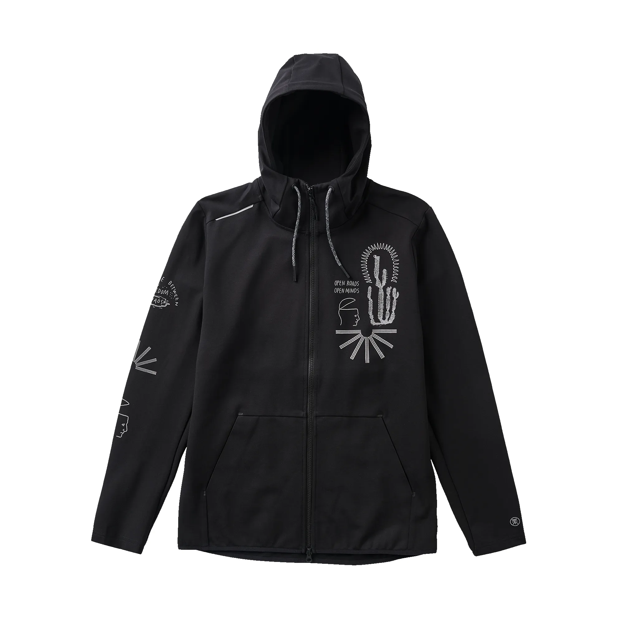 El Morro Zip Fleece 2.0 Hoodie - Black sold by Roark