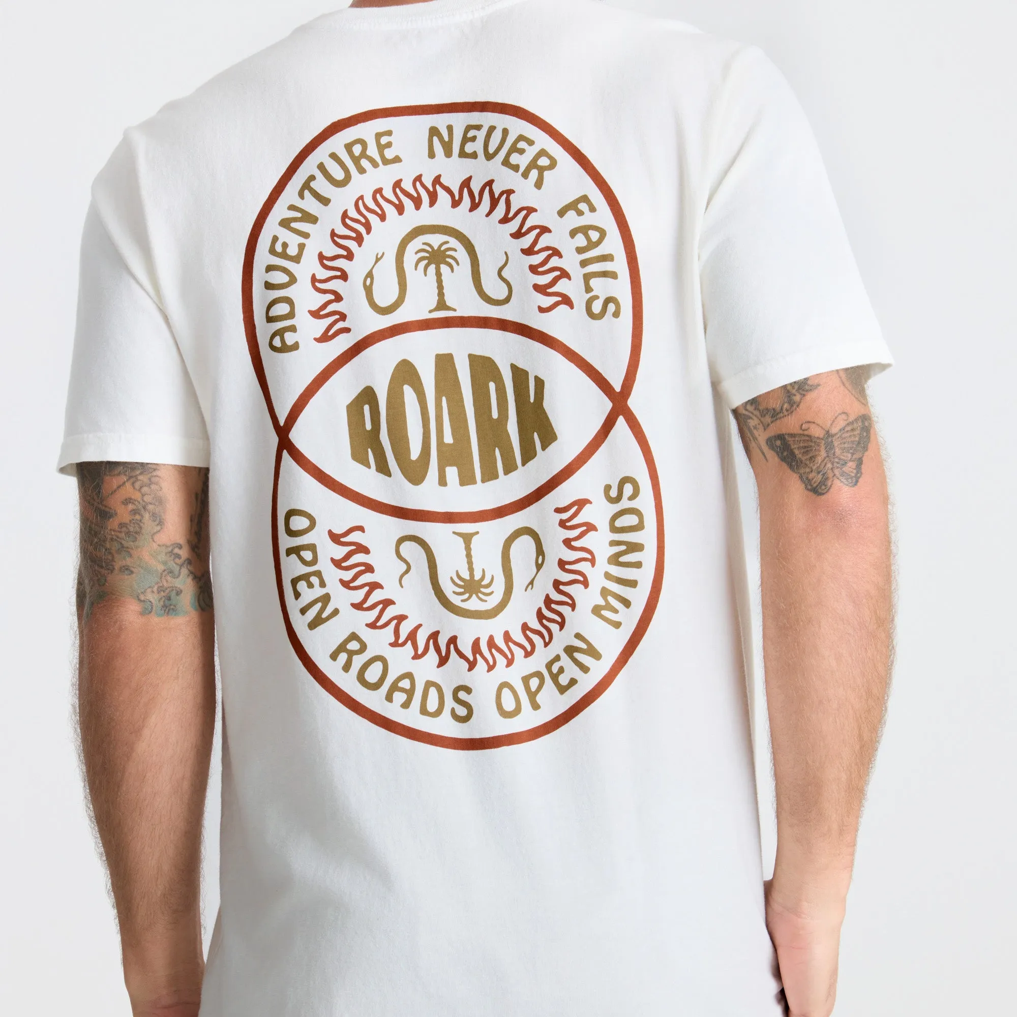 Palm Snake Premium Tee - Off White sold by Roark product image thumbnail 5