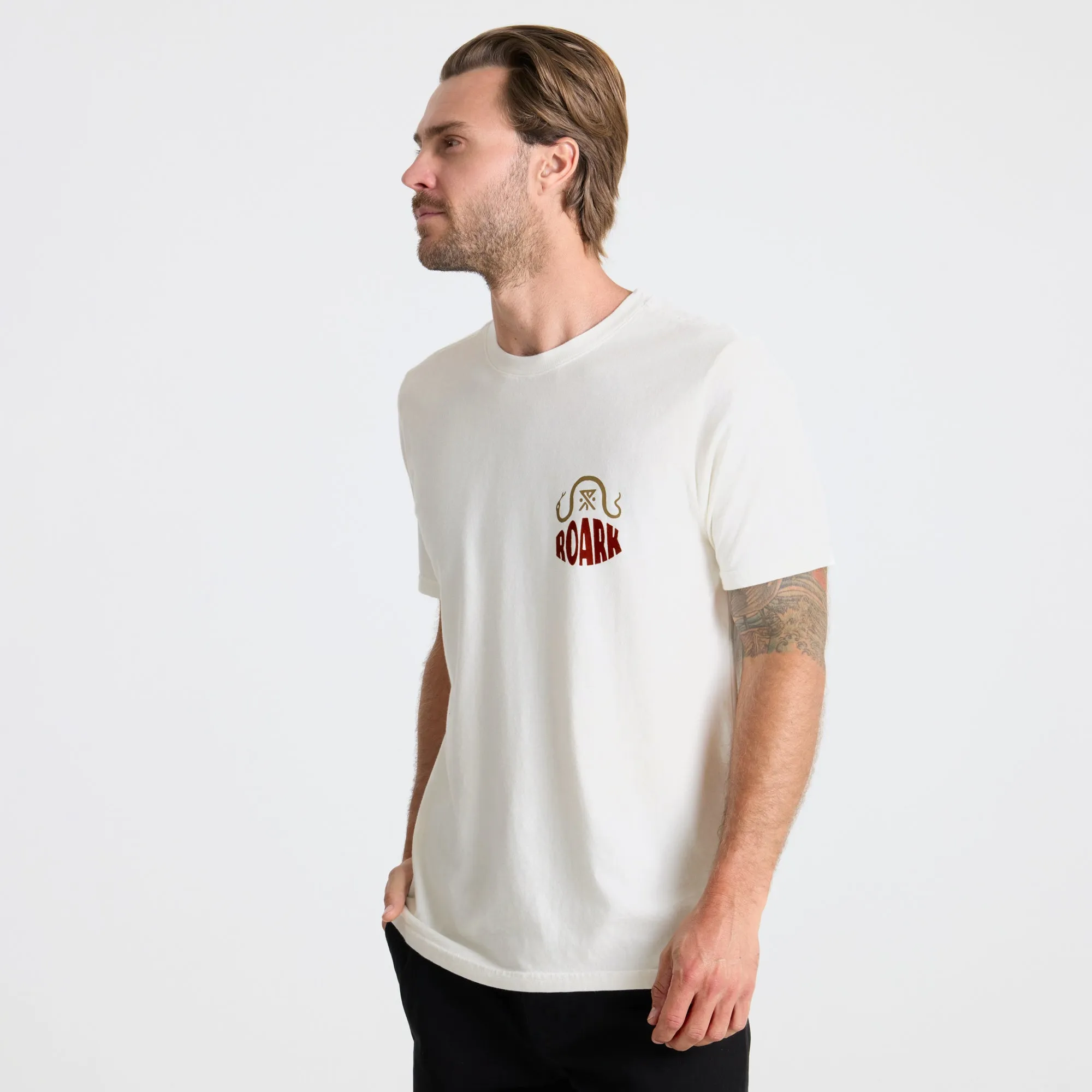 Palm Snake Premium Tee - Off White sold by Roark product image thumbnail 3