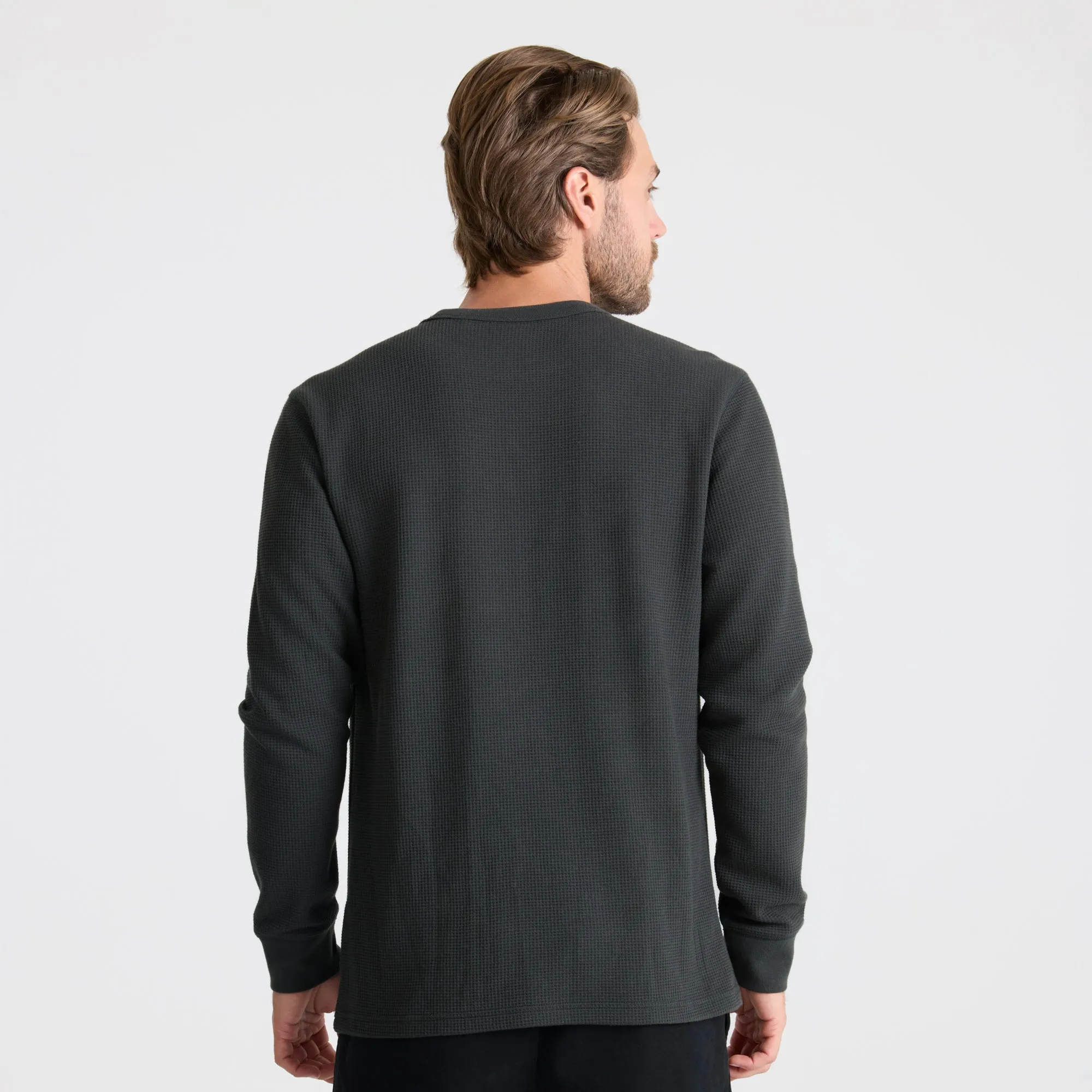Well Worn Thermal Long Sleeve Tee - Onyx sold by Roark product image thumbnail 5