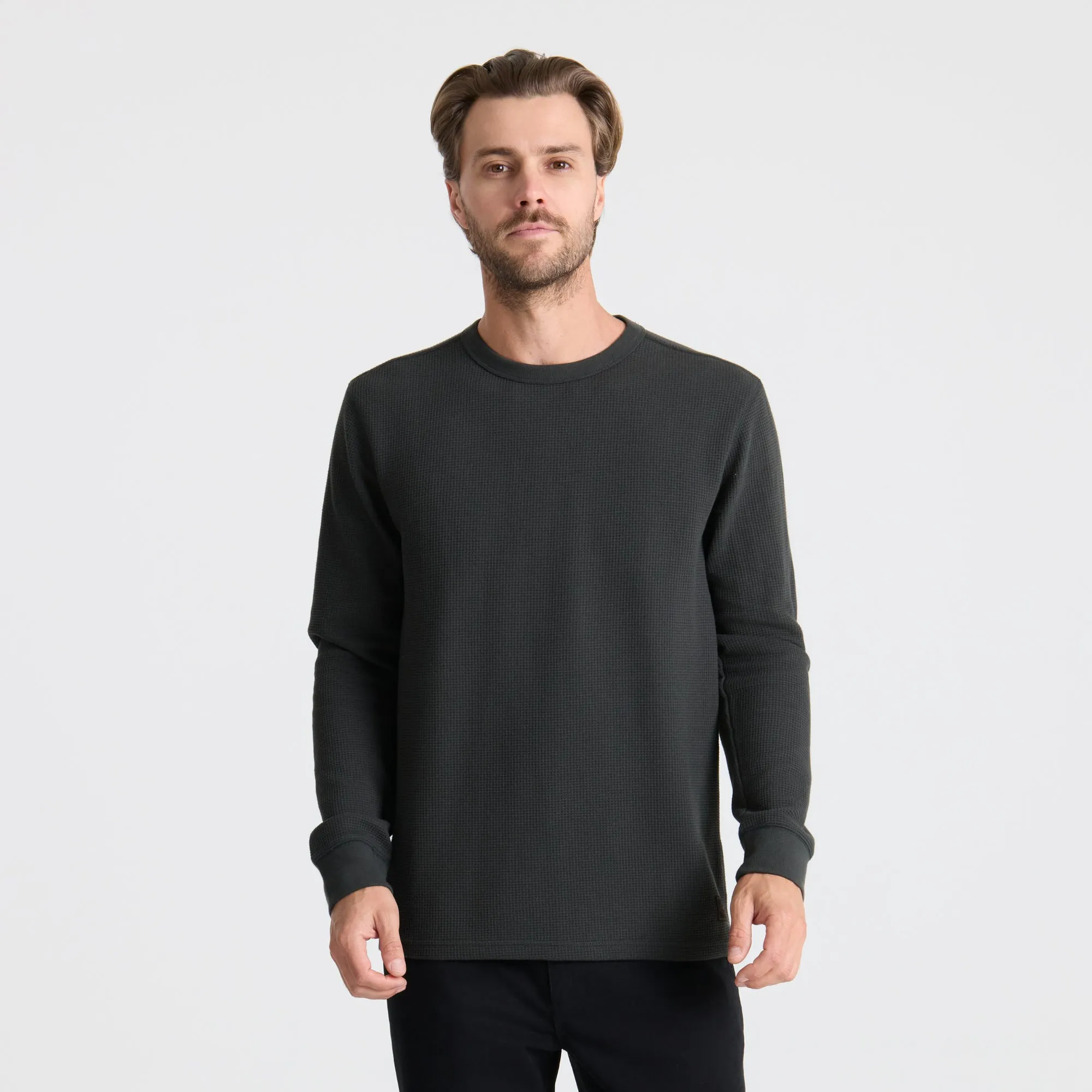 Well Worn Thermal Long Sleeve Tee - Onyx sold by Roark product image thumbnail 2