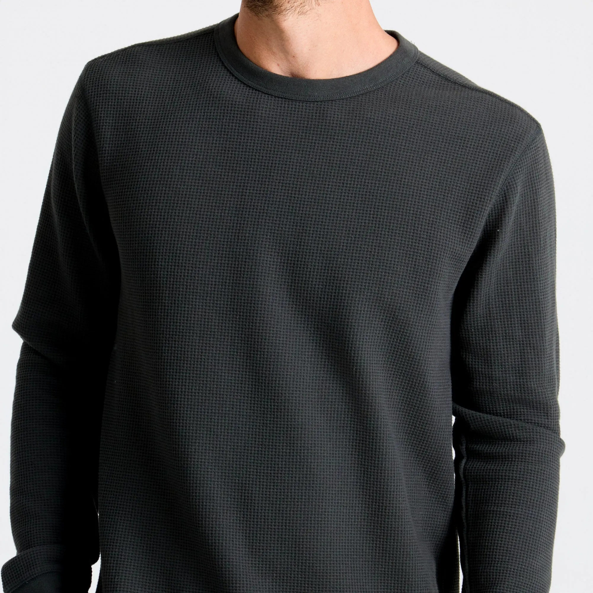 Well Worn Thermal Long Sleeve Tee - Onyx sold by Roark product image thumbnail 3