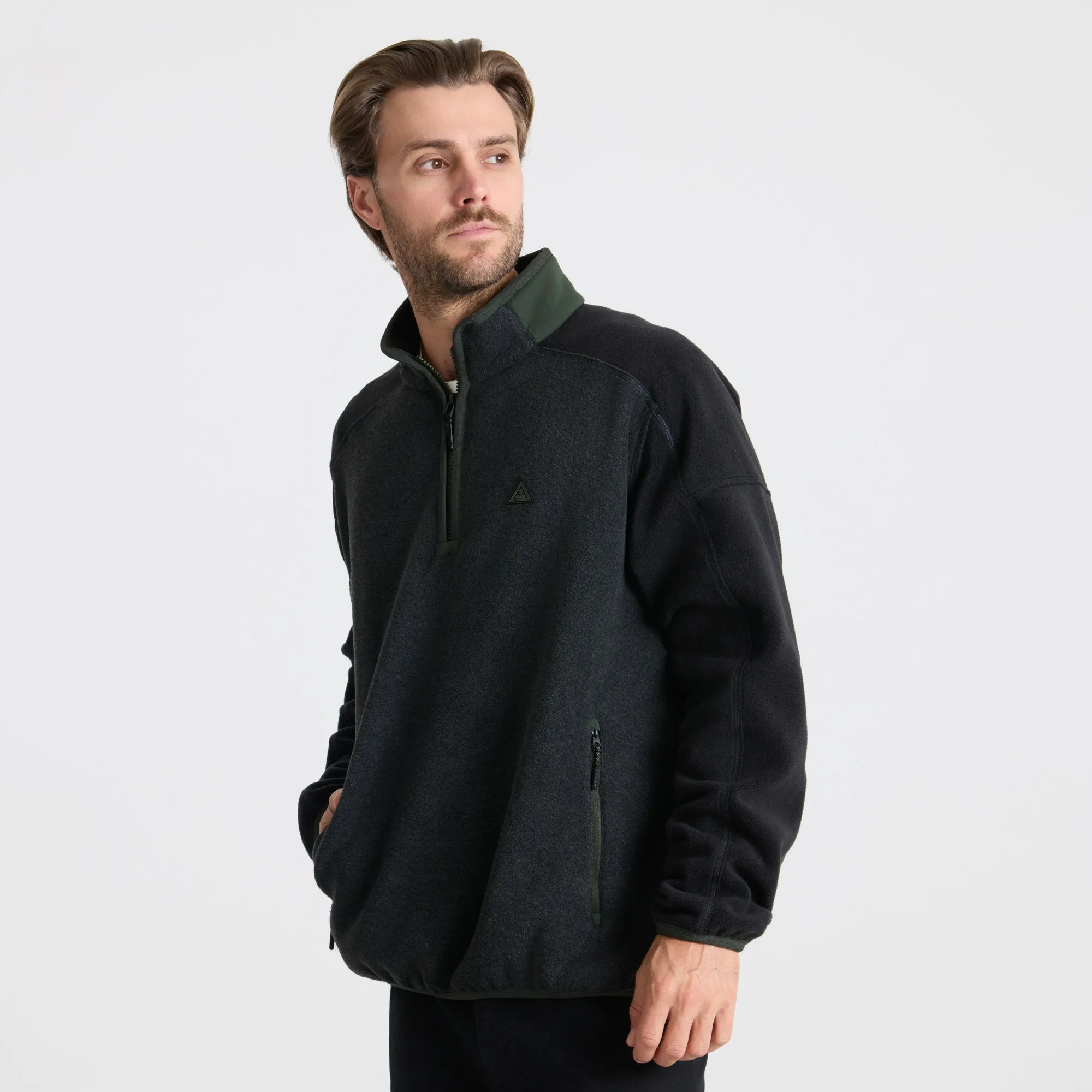 Campover Fleece Mock Half-zip - Onyx sold by Roark product image thumbnail 3