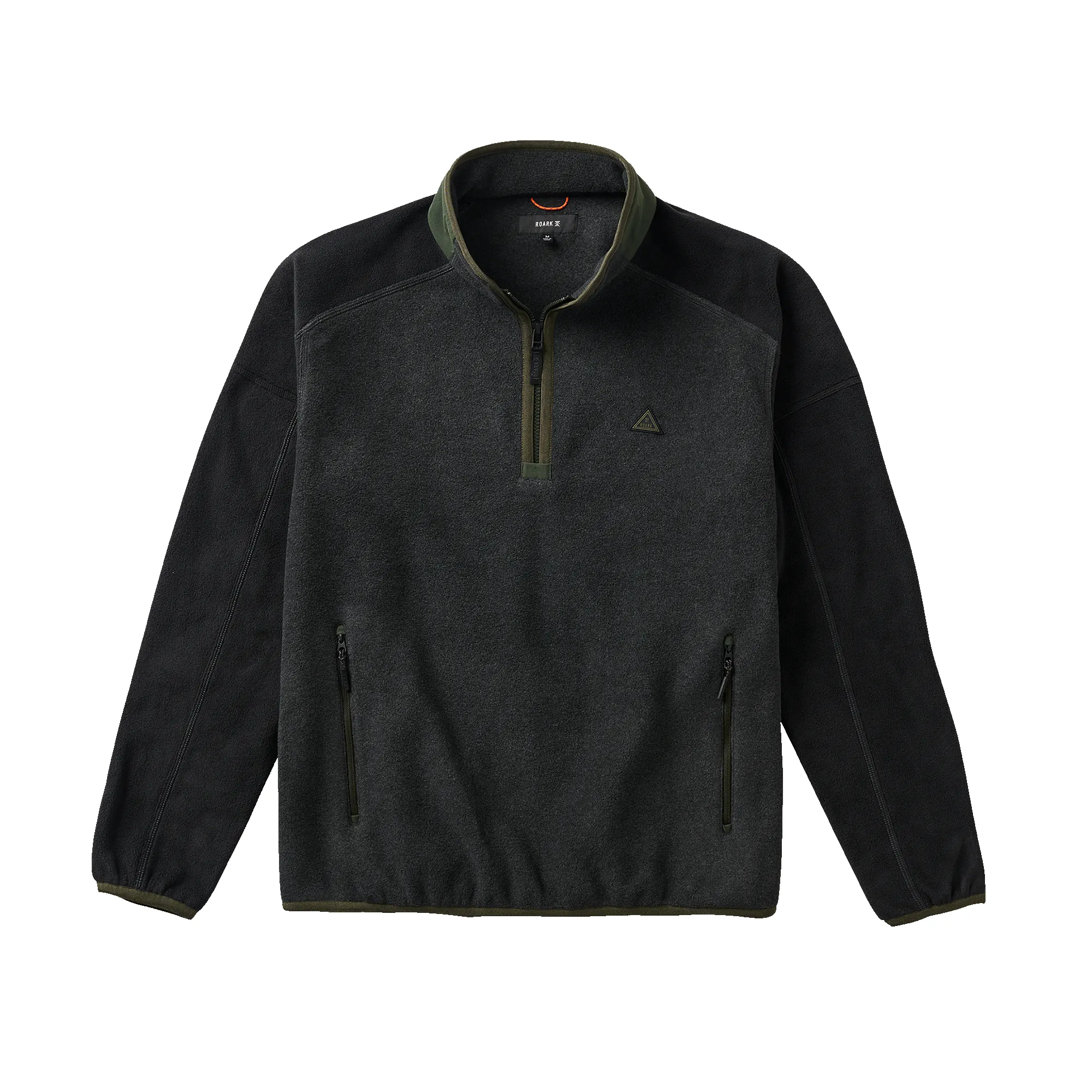 Campover Fleece Mock Half-zip - Onyx sold by Roark