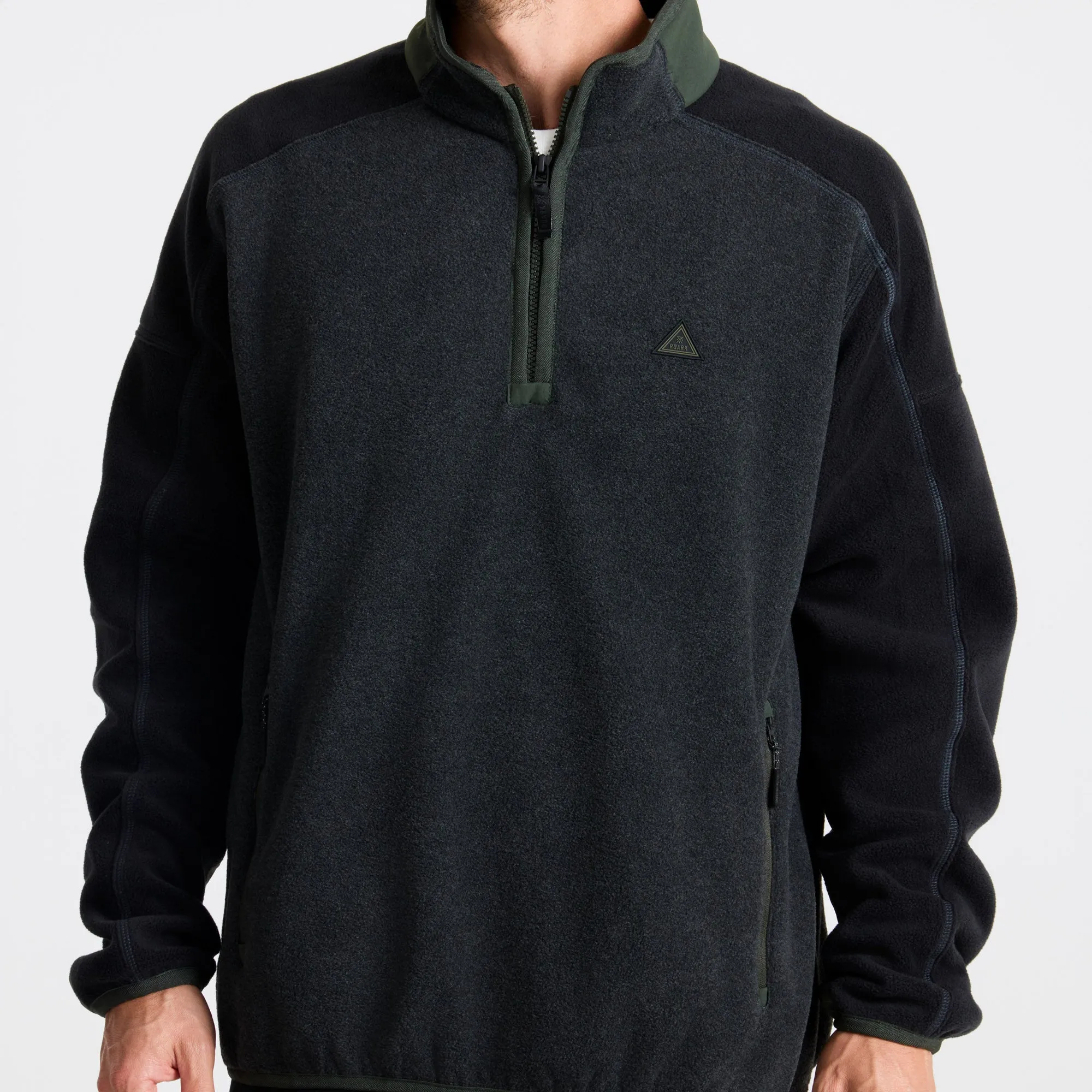 Campover Fleece Mock Half-zip - Onyx sold by Roark product image thumbnail 5