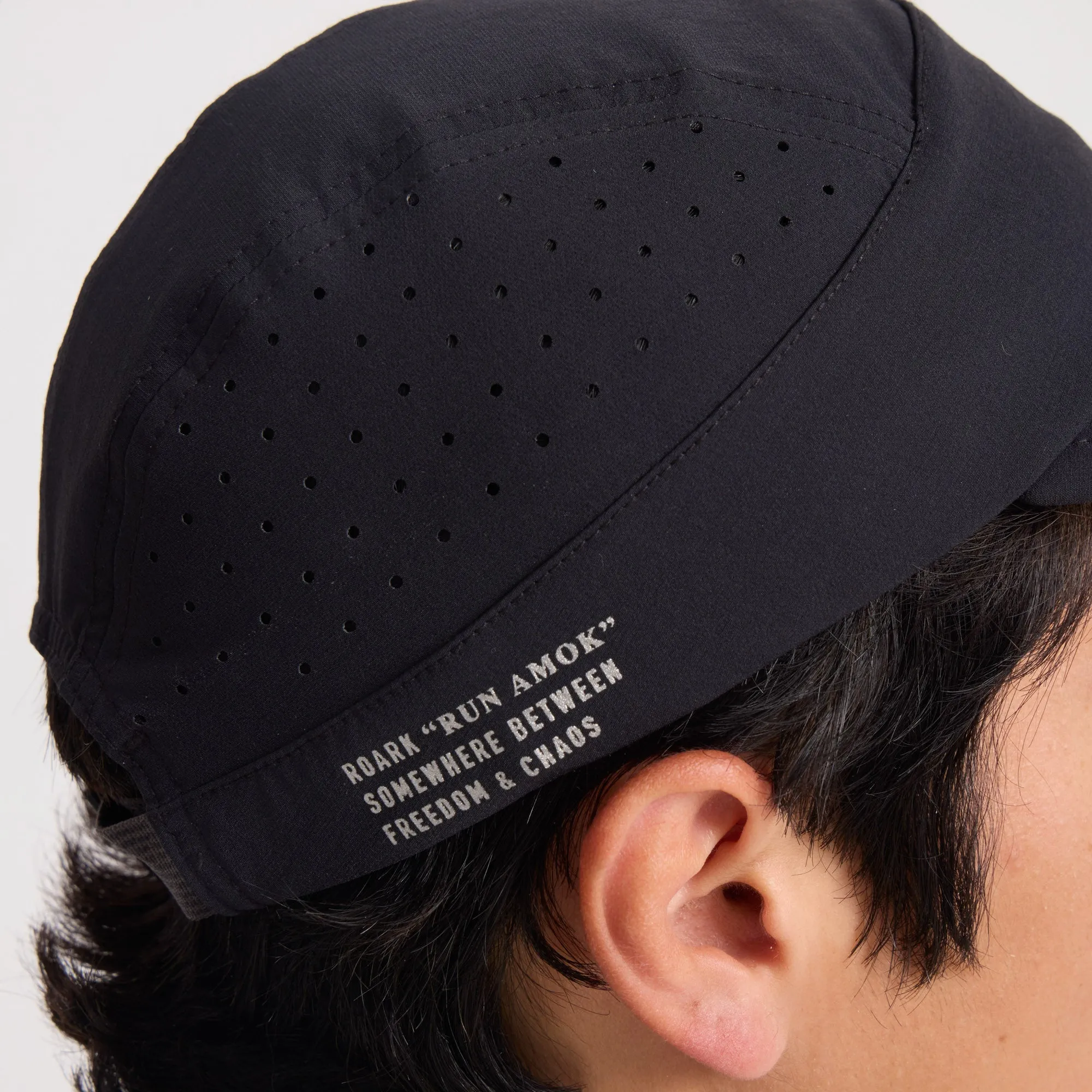 Alta Elite Run Hat Strapback Hat - Black sold by Roark product image thumbnail 5