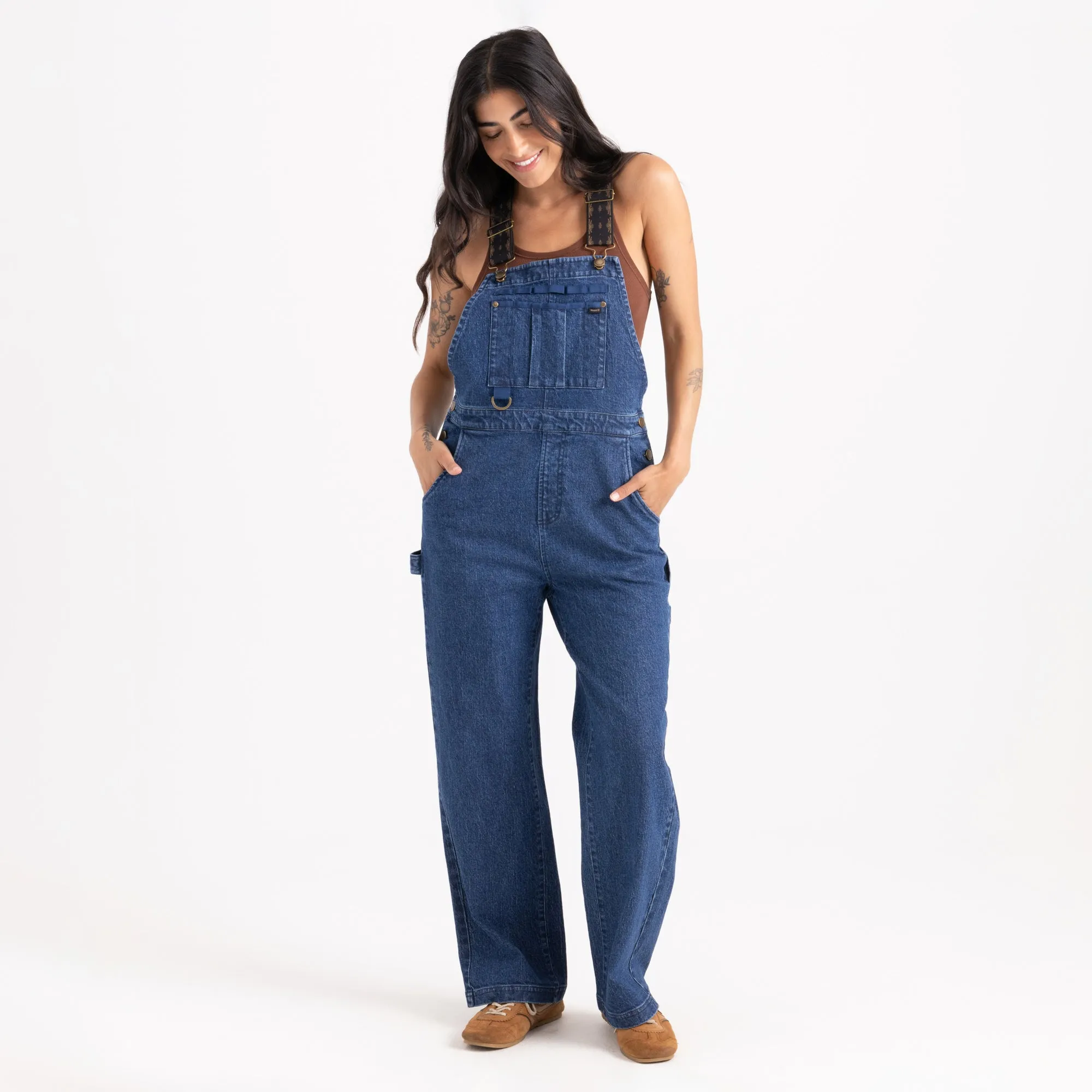 HWY 1 Overall Jumpsuit - Indigo sold by Roark