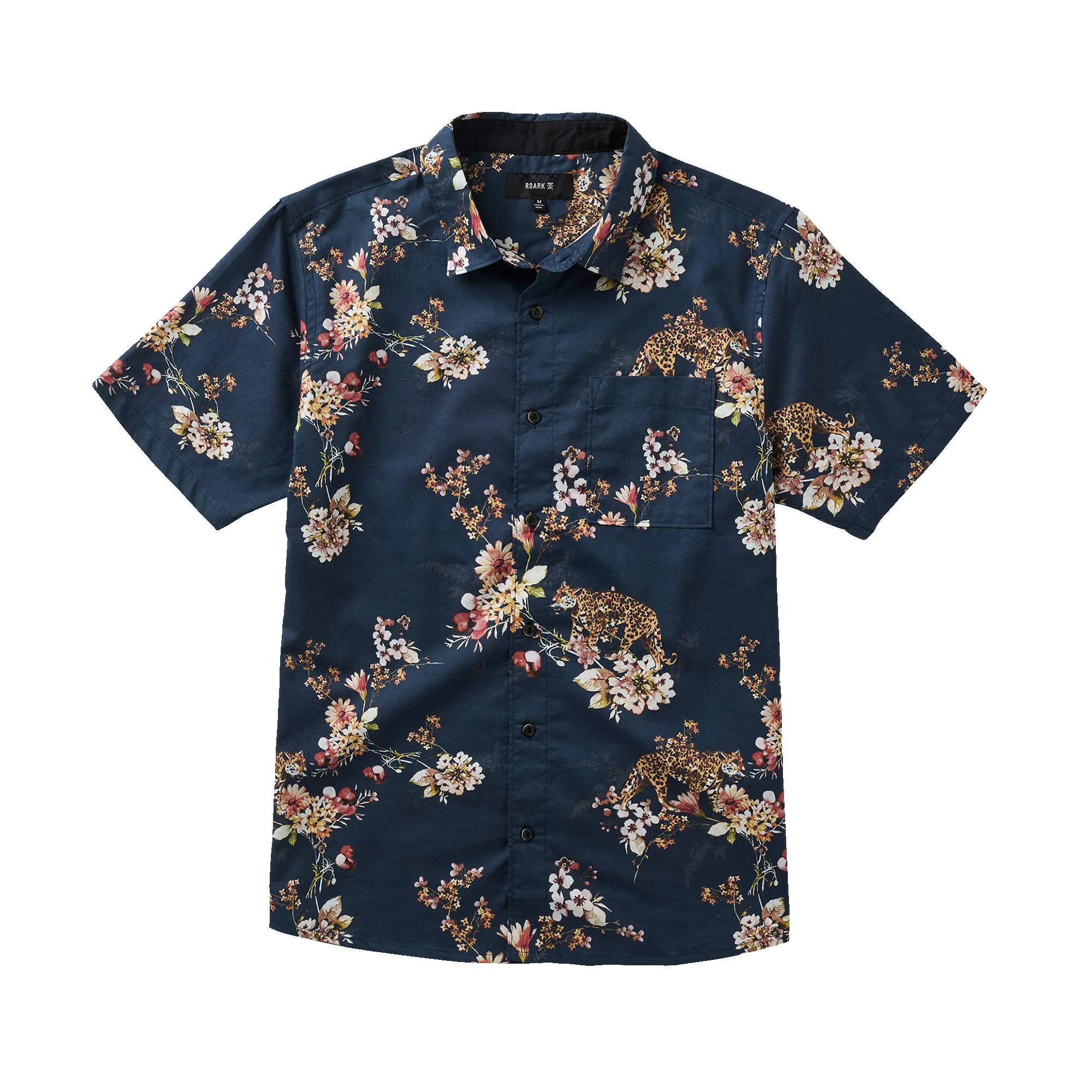 Journey Short Sleeve Button Up Shirt - Deep Navy sold by Roark