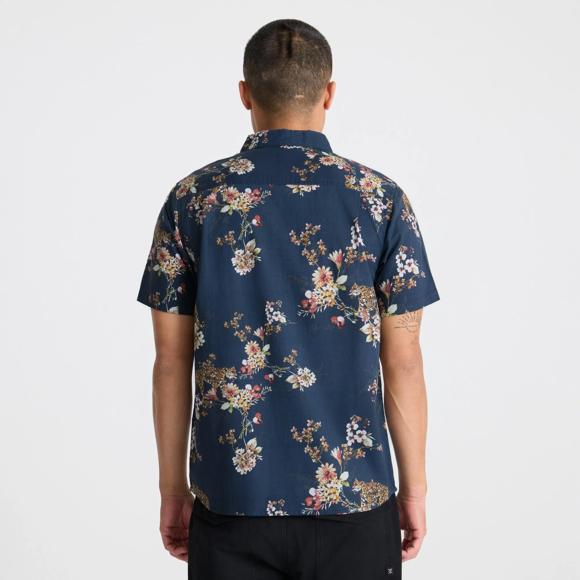Journey Short Sleeve Button Up Shirt - Deep Navy sold by Roark product image thumbnail 5