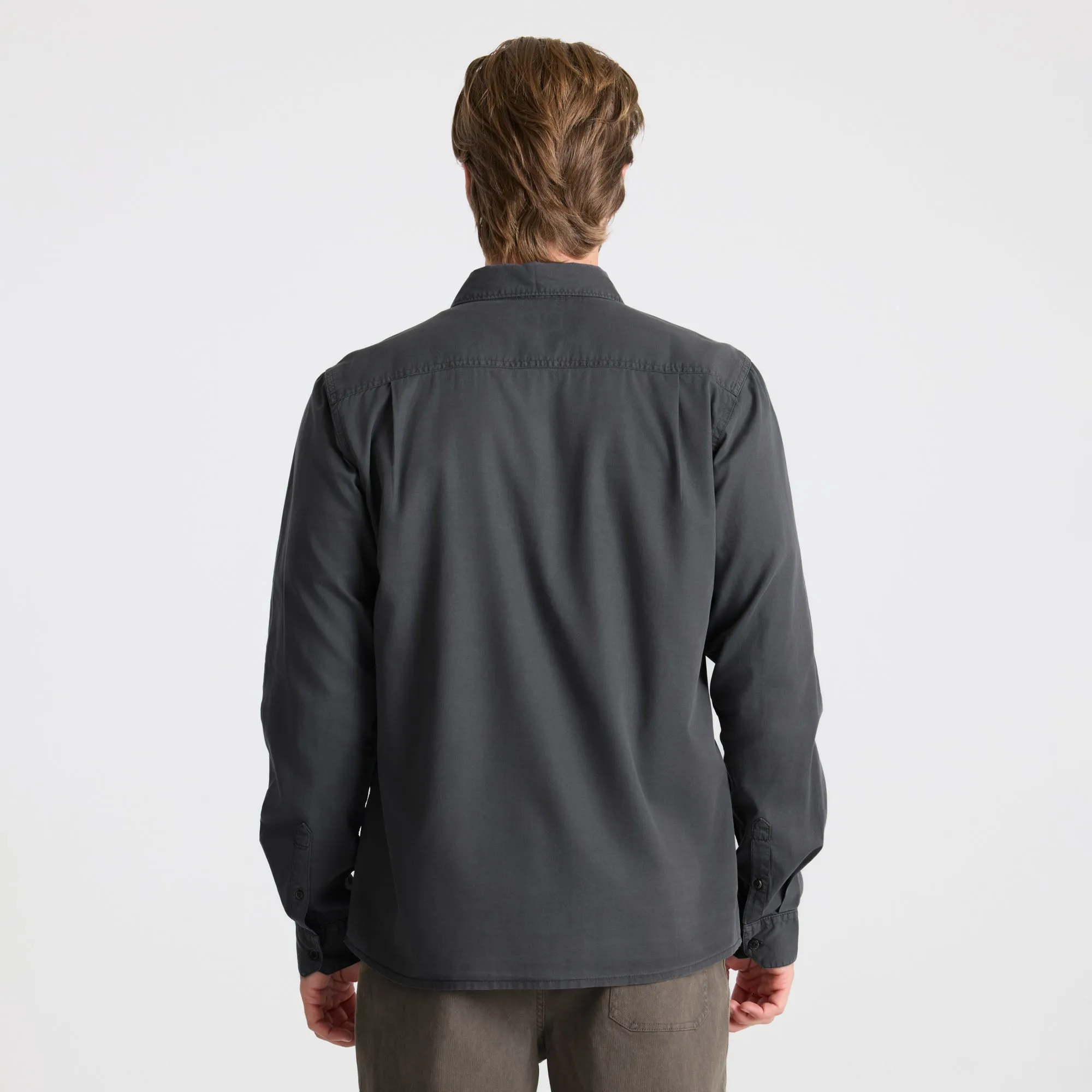 Made To Fade Long Sleeve Button Up Shirt - Washed Charcoal sold by Roark product image thumbnail 4