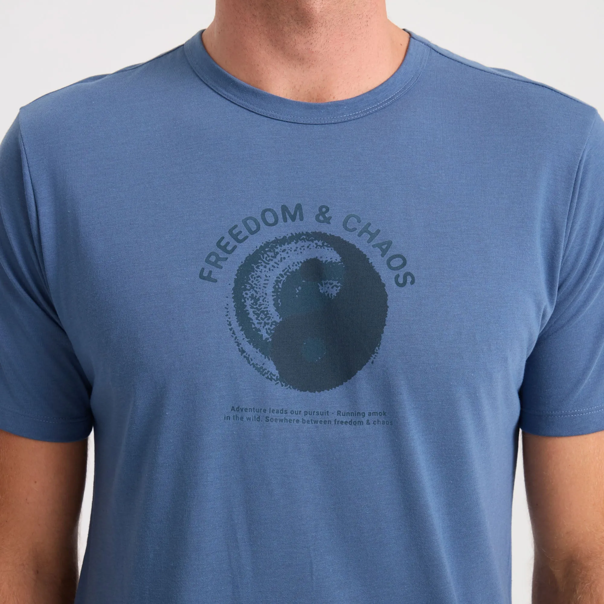 Mathis Active Short Sleeve Tee - Deep Blue sold by Roark product image thumbnail 5