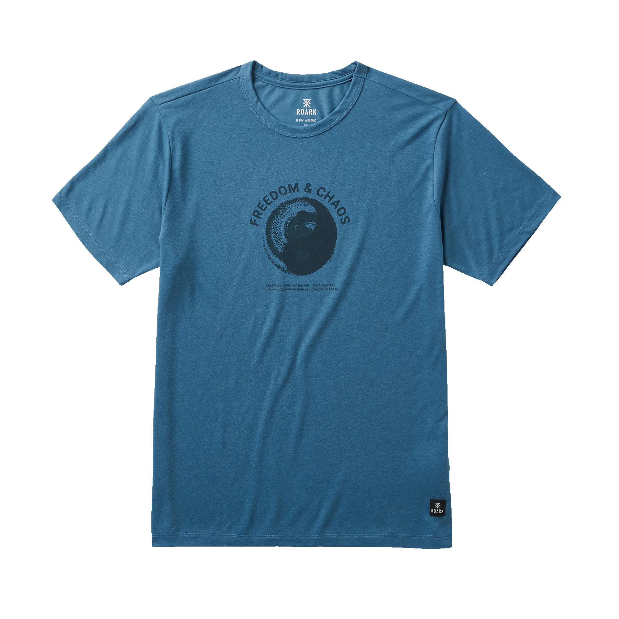 Mathis Active Short Sleeve Tee - Deep Blue sold by Roark