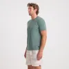 Mathis Active Short Sleeve Tee - Slate Green sold by Roark